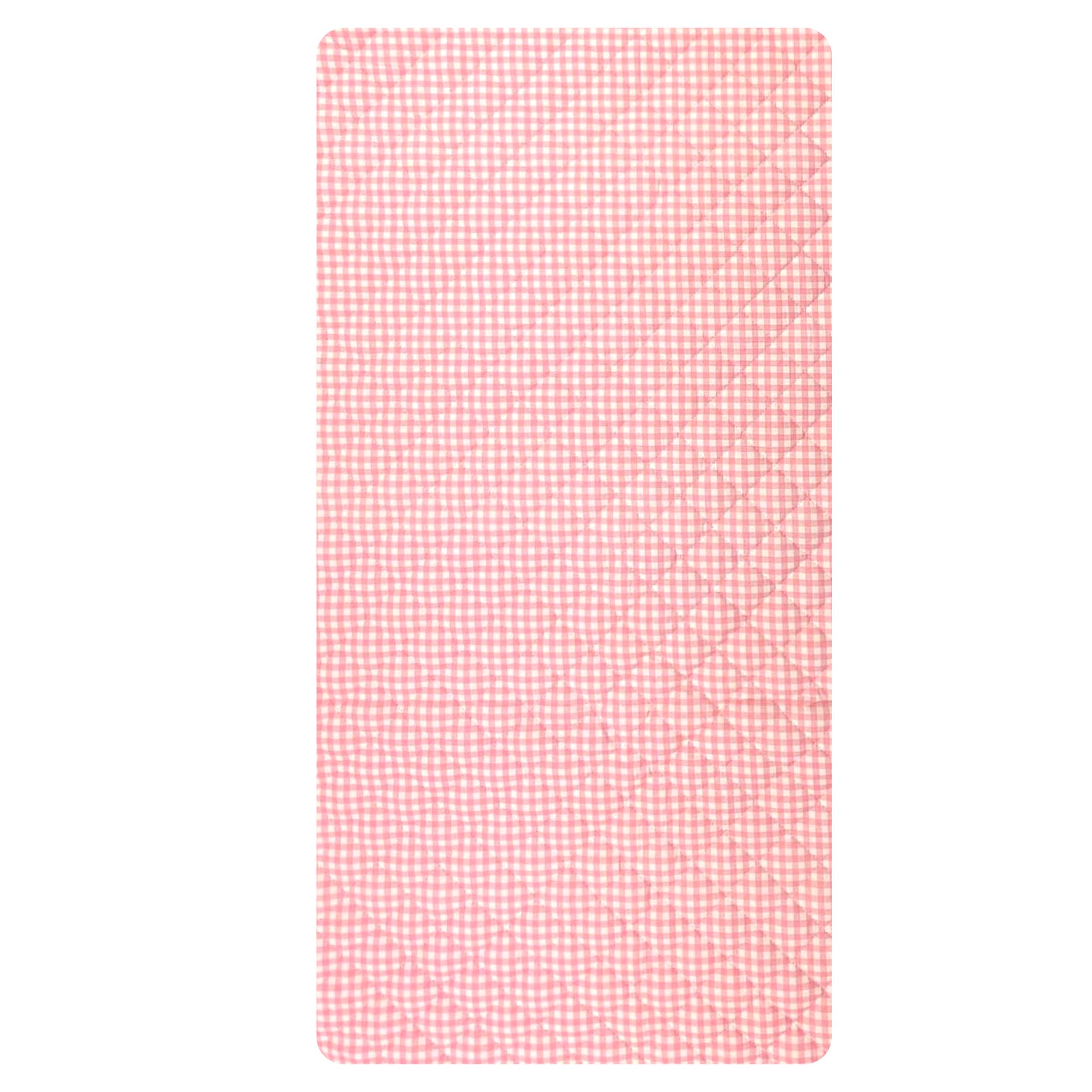 Pink Checkered Blanket Image