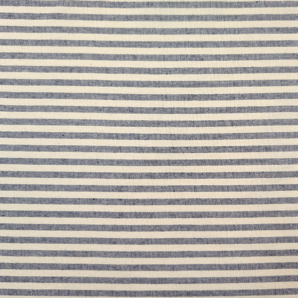 Panama Horizontal Stripes Blue and Cream Image