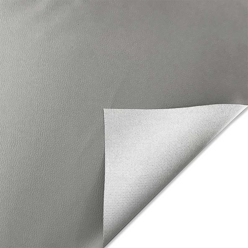 Garniture en faux cuir souple Gris clair 140x140 cm Image