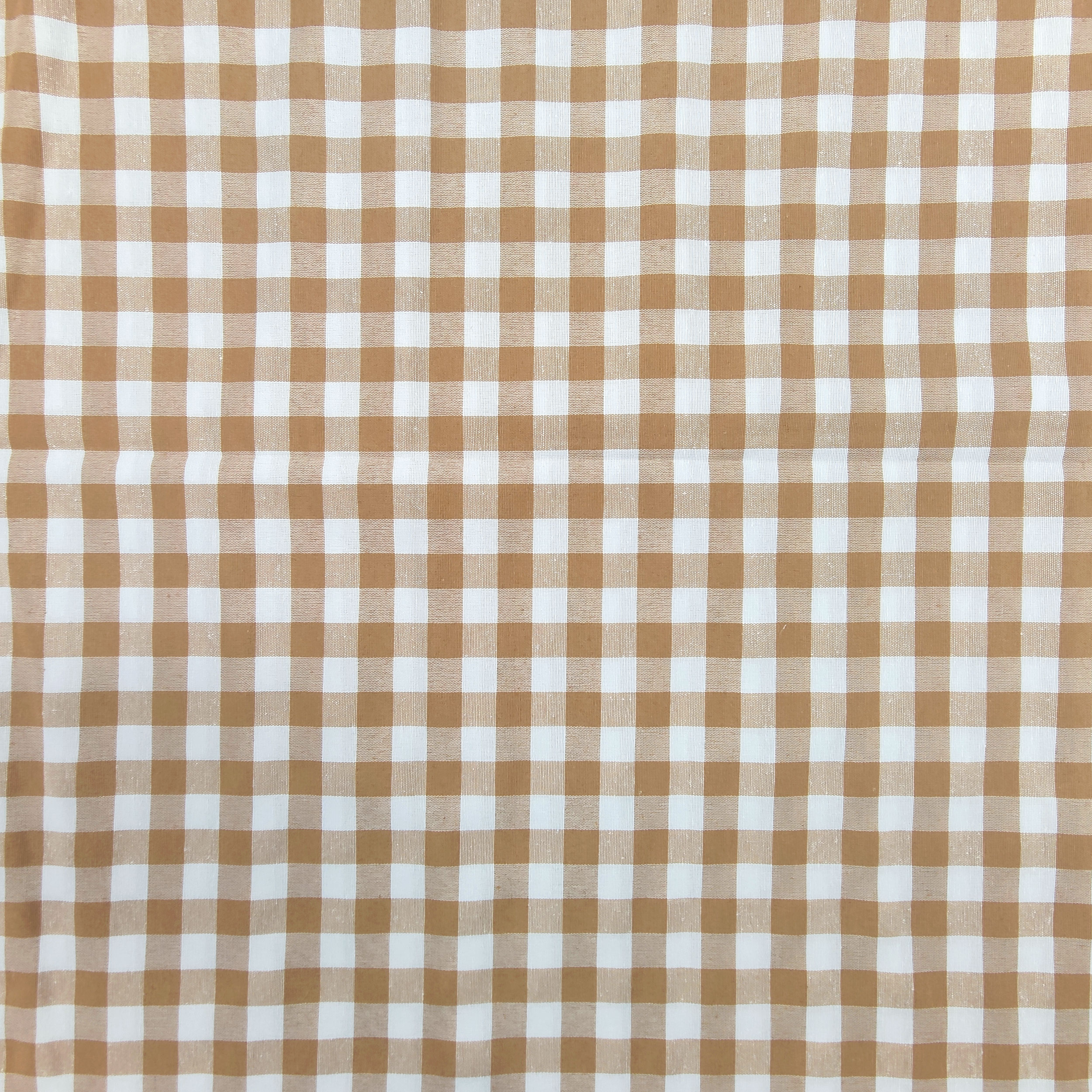 Checked tablecloth Biscuit 140x140 cm Image