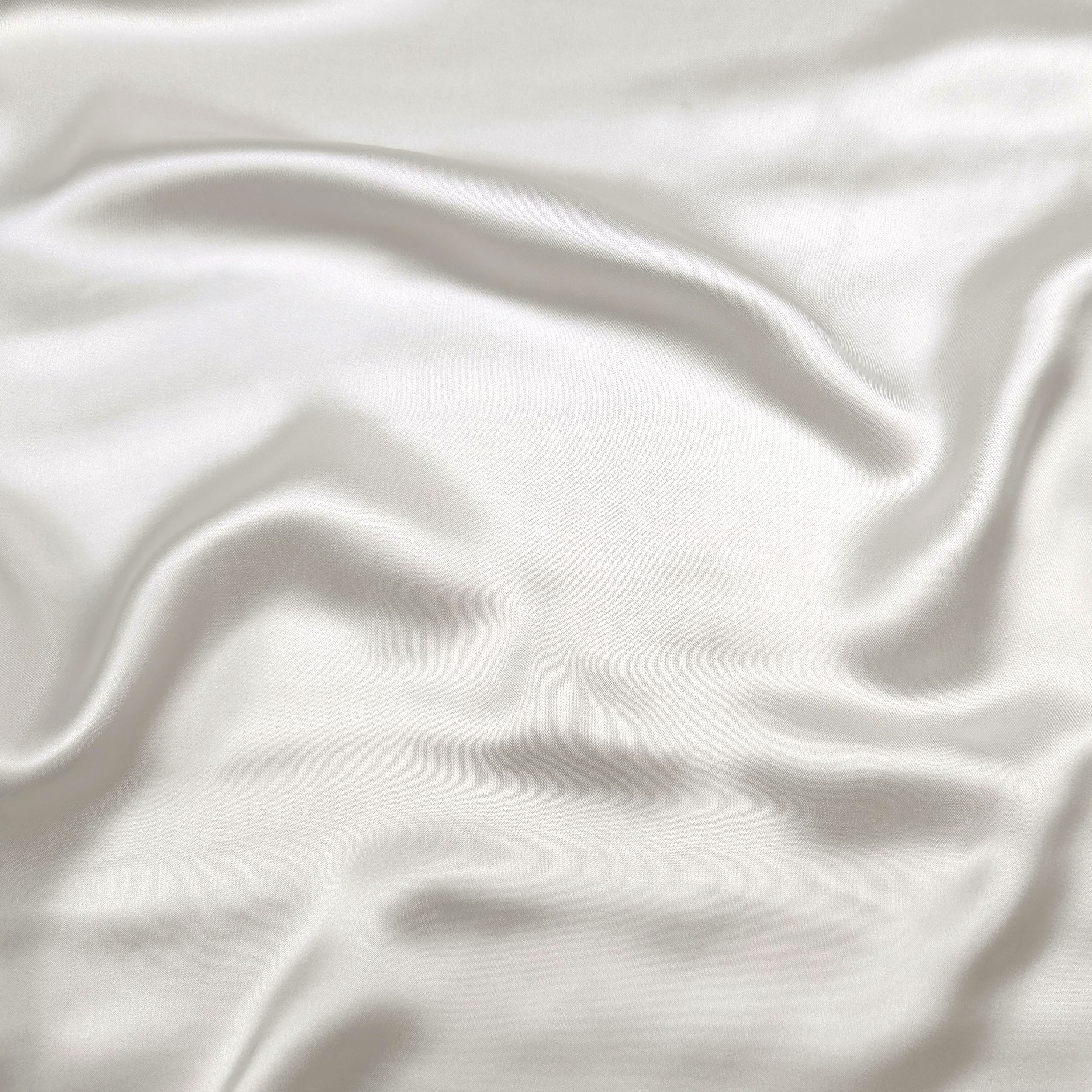 Satin Cady Brautkleid Weiß