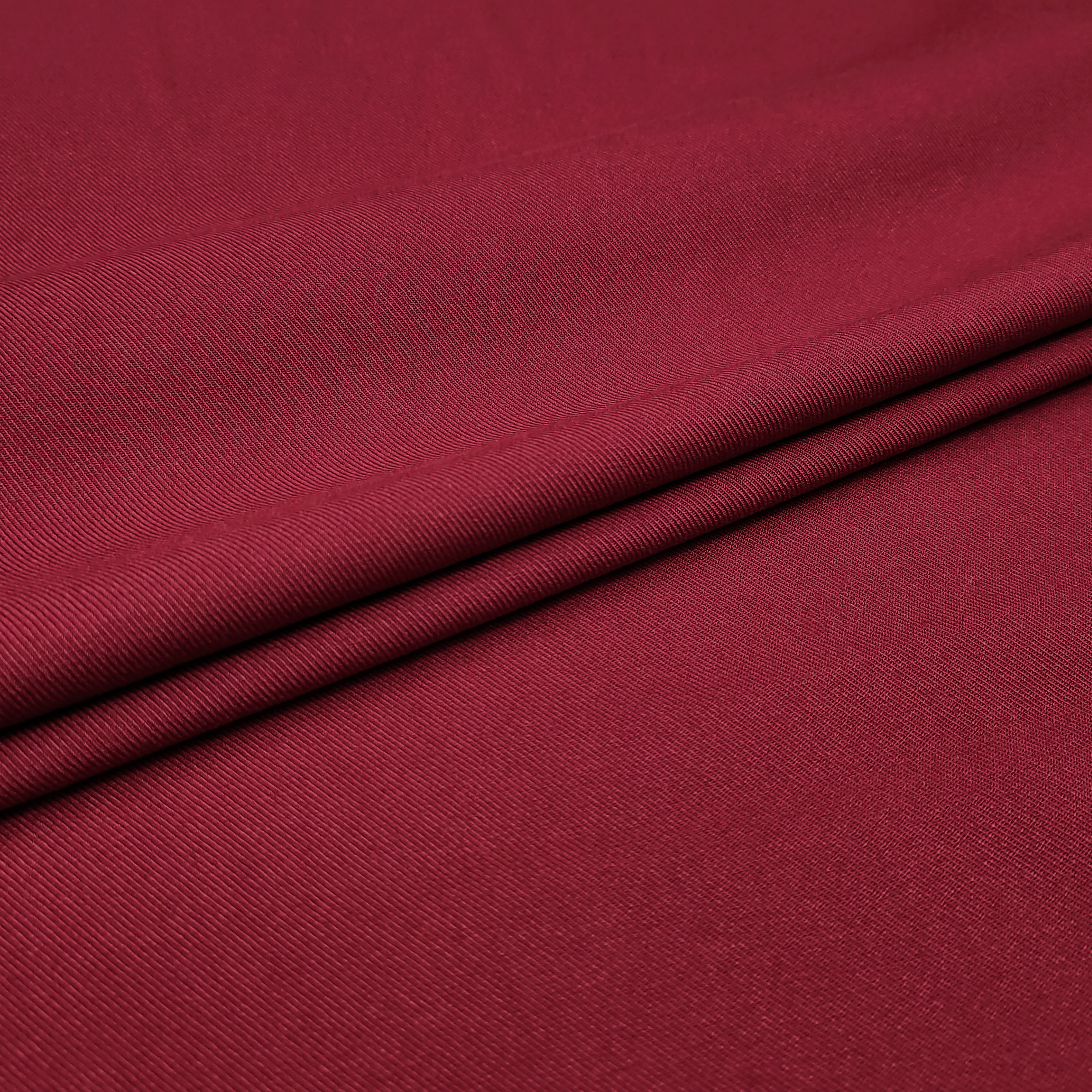 Solid Red Peach-Textured Viscose Remnant, 150x150 cm Image