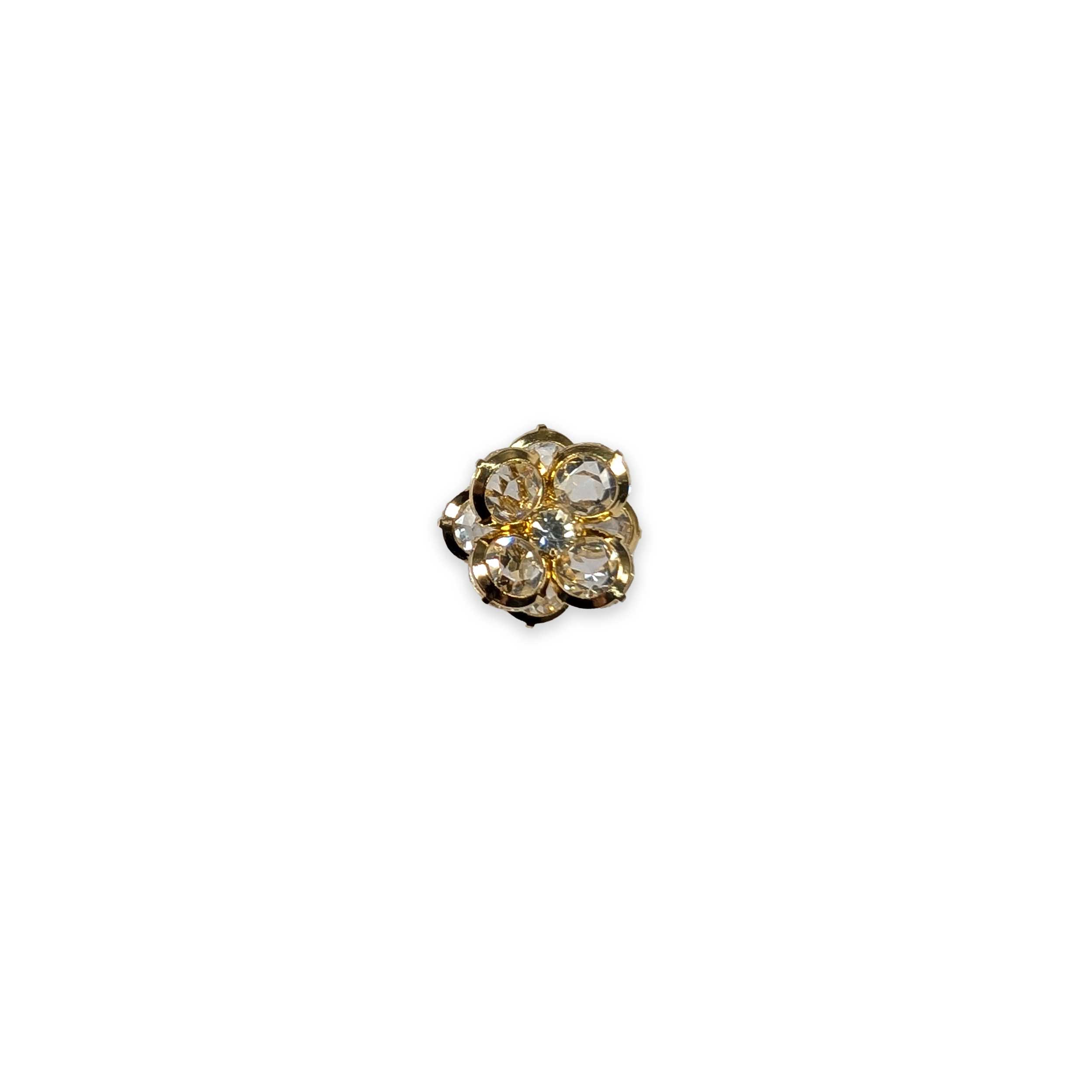 Gold Jewel Button Ninfa Stones Lin28 | Panini