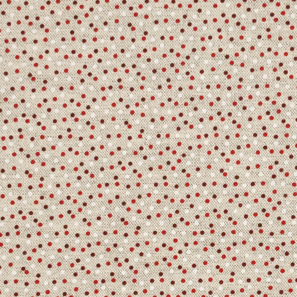 Petite nappe en résine à pois rouge, blanc et bordeaux Image
