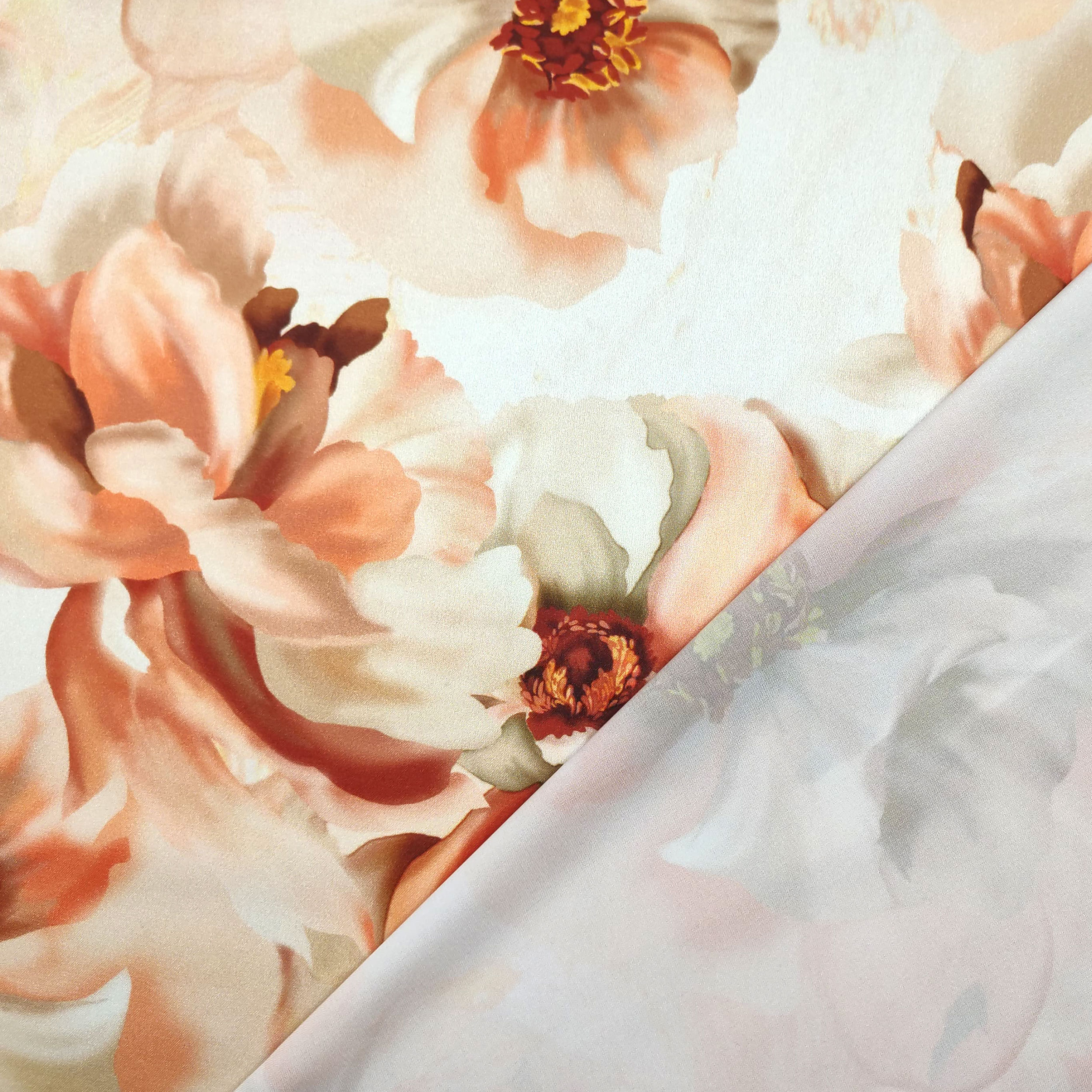 Elasticated Shave Set Fashion Flowers Peach