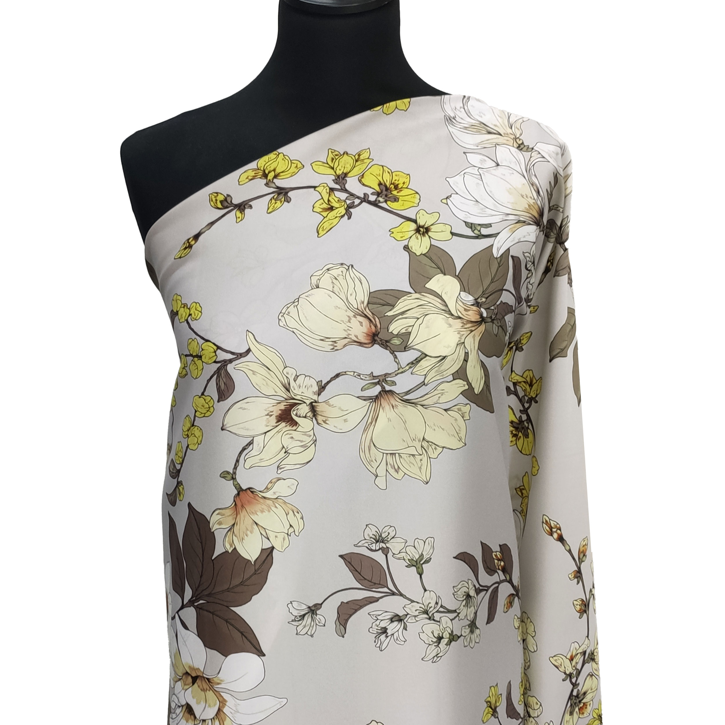 Satin Fashion Flowers Pearl