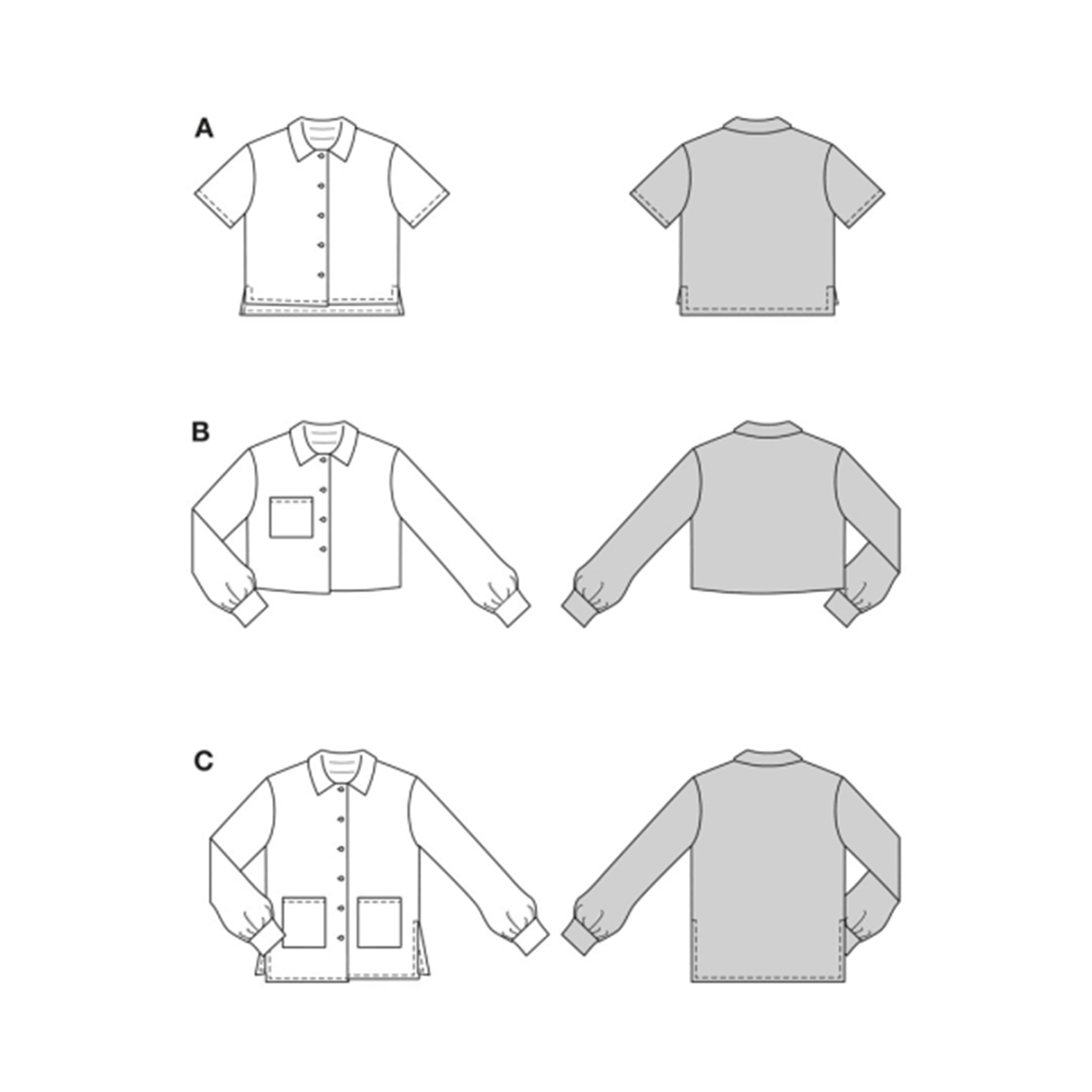 Burda Pattern Super Easy Blouse Image