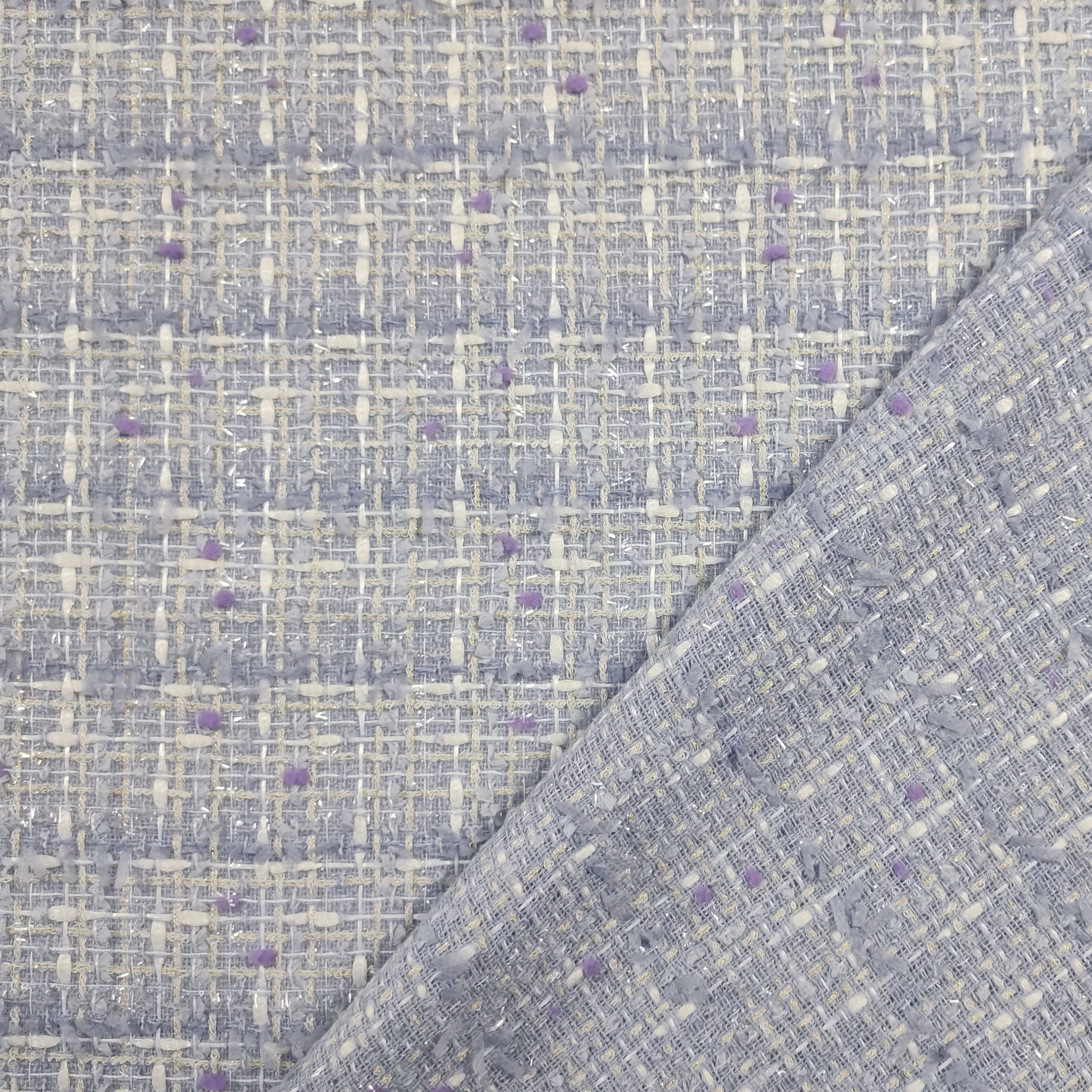 Tissu Jacquard Fashion Lilas