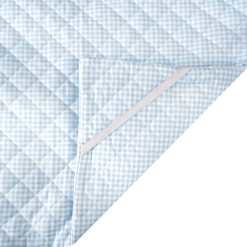 Sac de couchage carré bleu clair