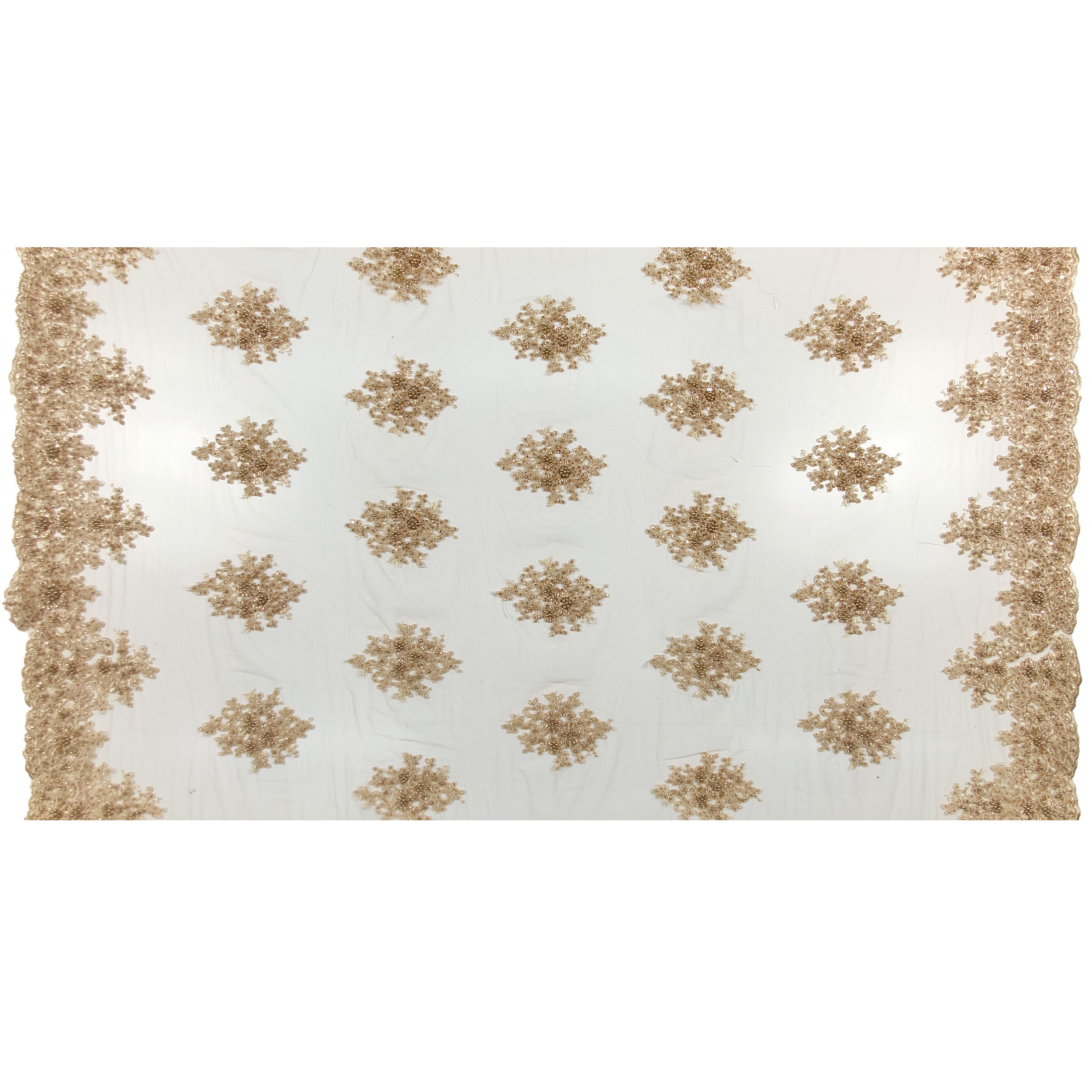 Perles de tulle brodées Lux Gold