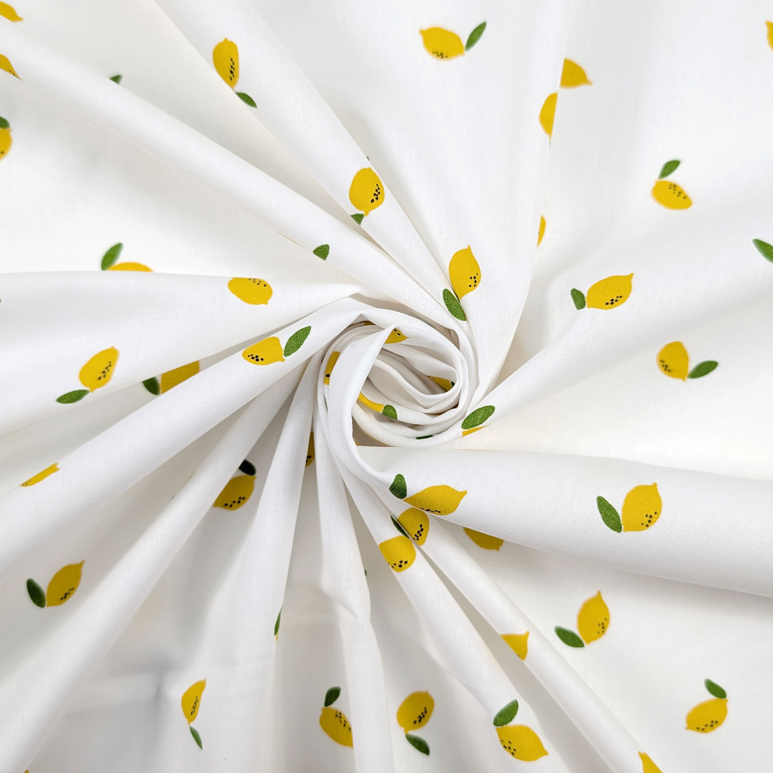Cotton Poplin Lemons Image