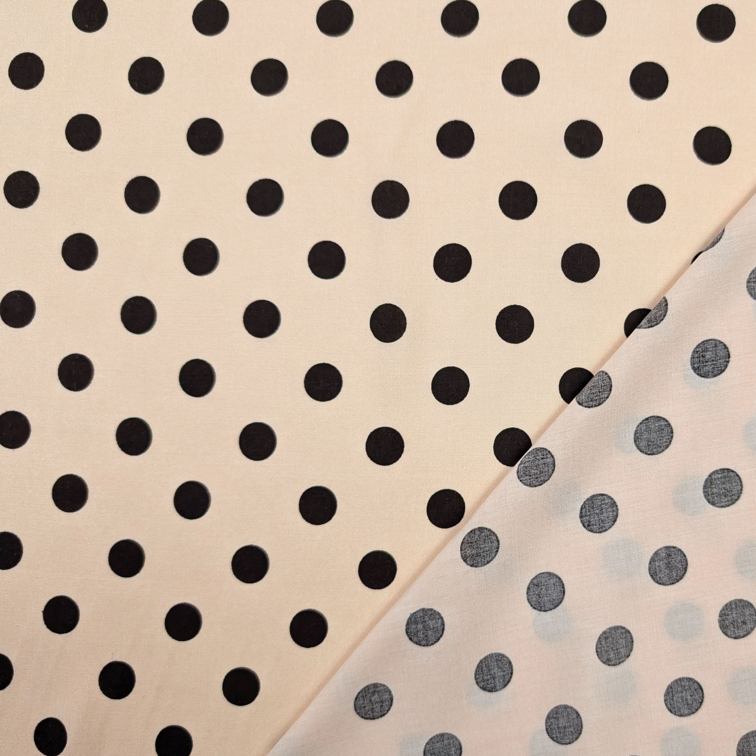 Viscose Black Polka Dots Powder Background Image