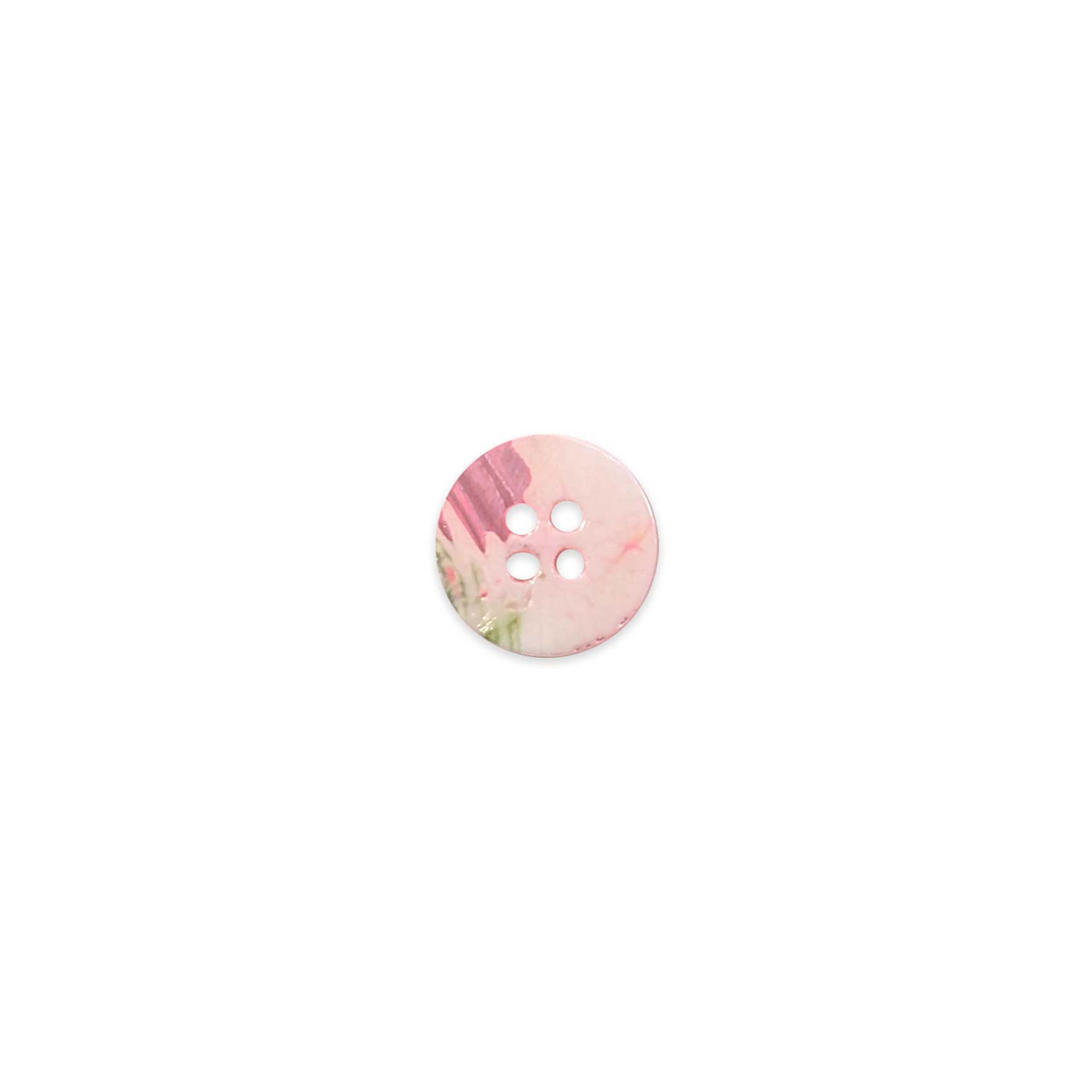 Mother-of-pearl button 4 holes Pink Image