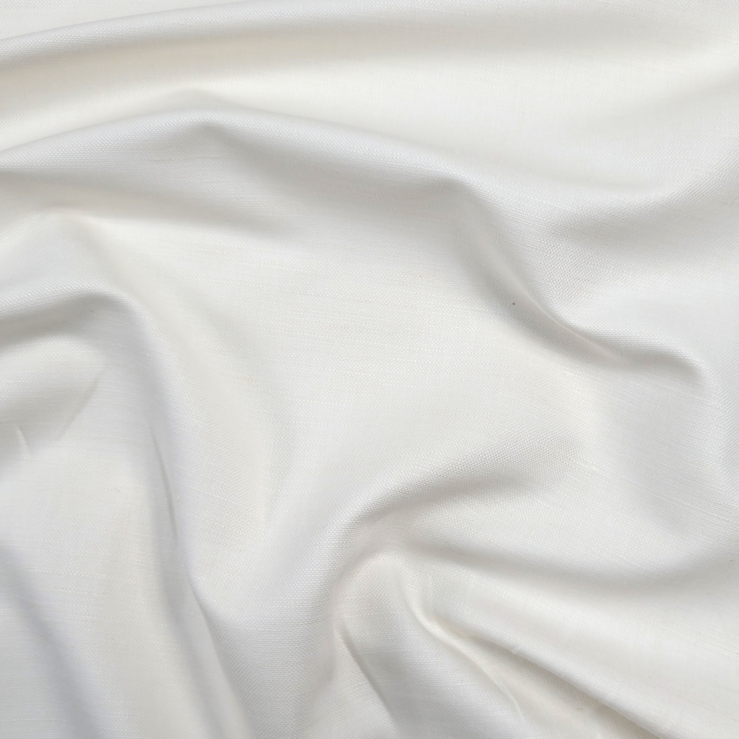 Pure Linen Fabric White Italy Image