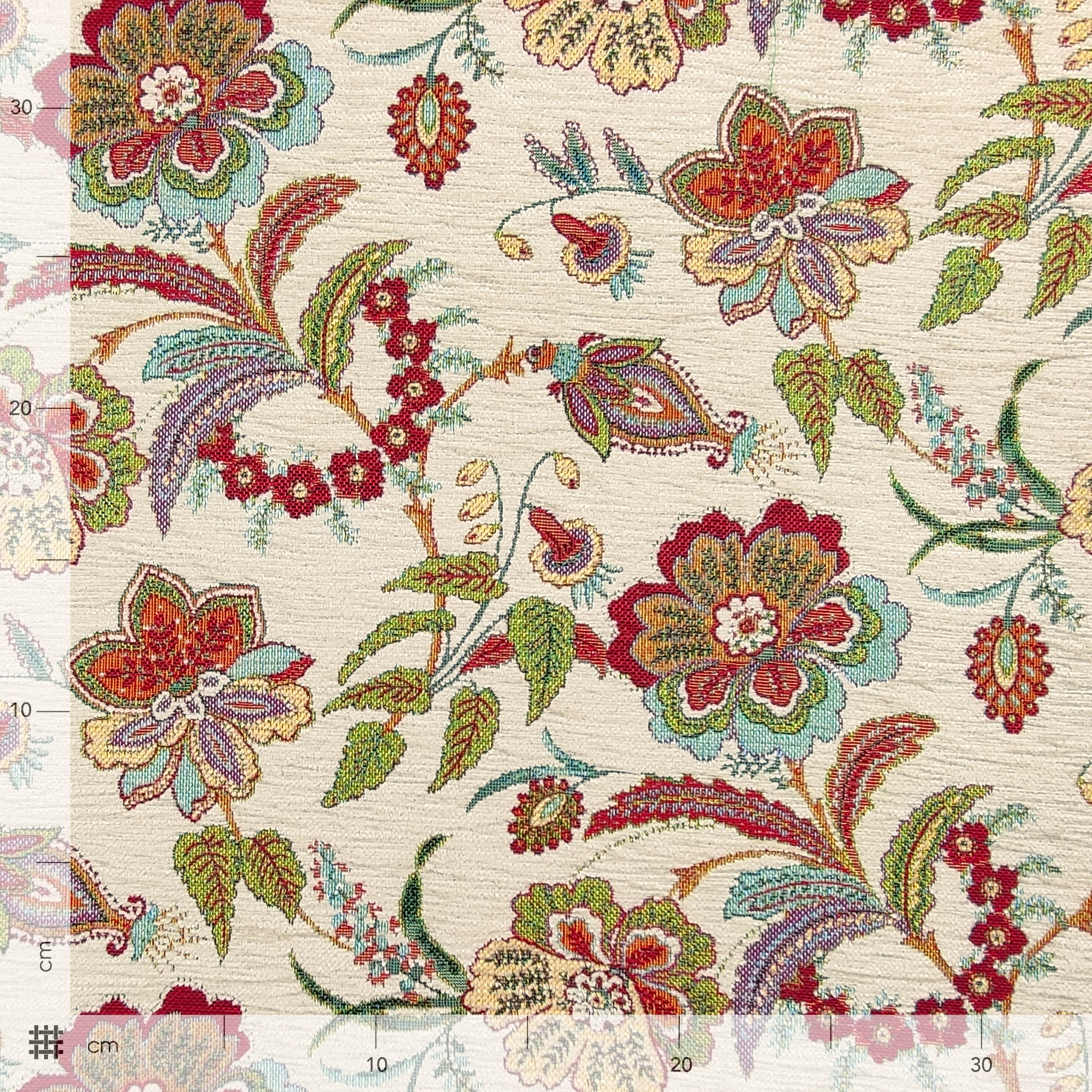 Tissu Jacquard Floral Fantasy