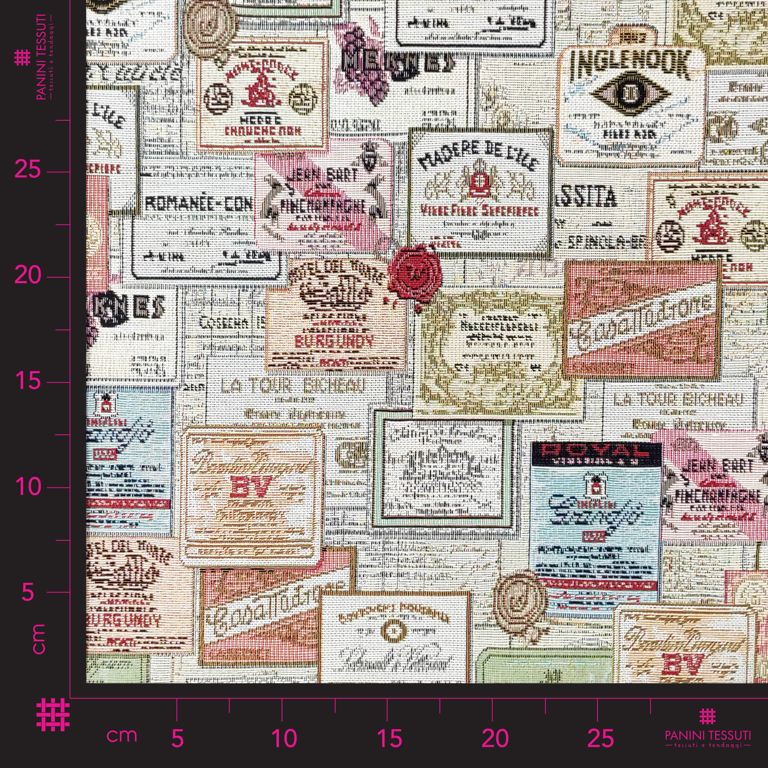Upholstery Gobelin - Vintage Labels Image