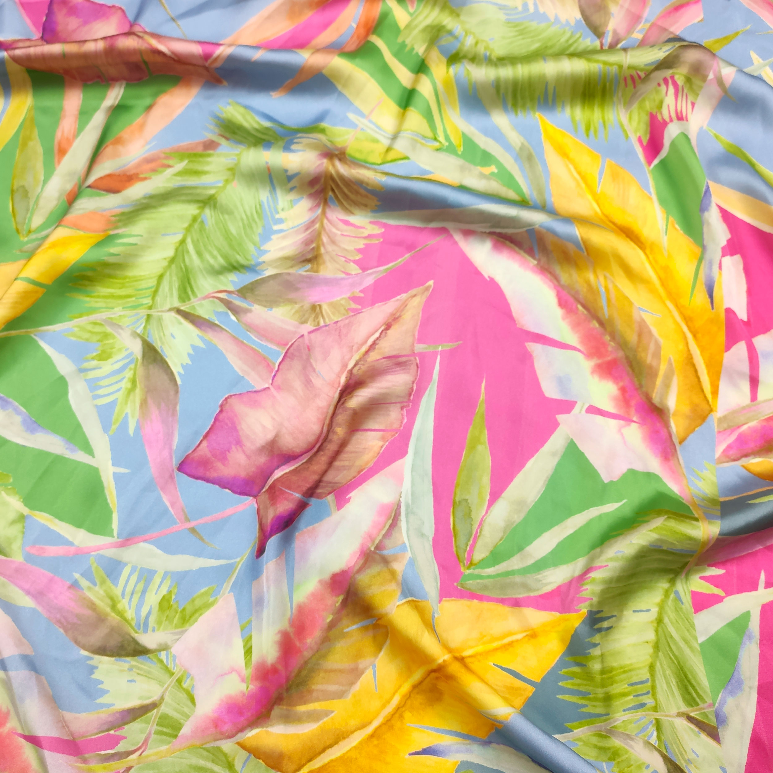Haute couture coloured leaves