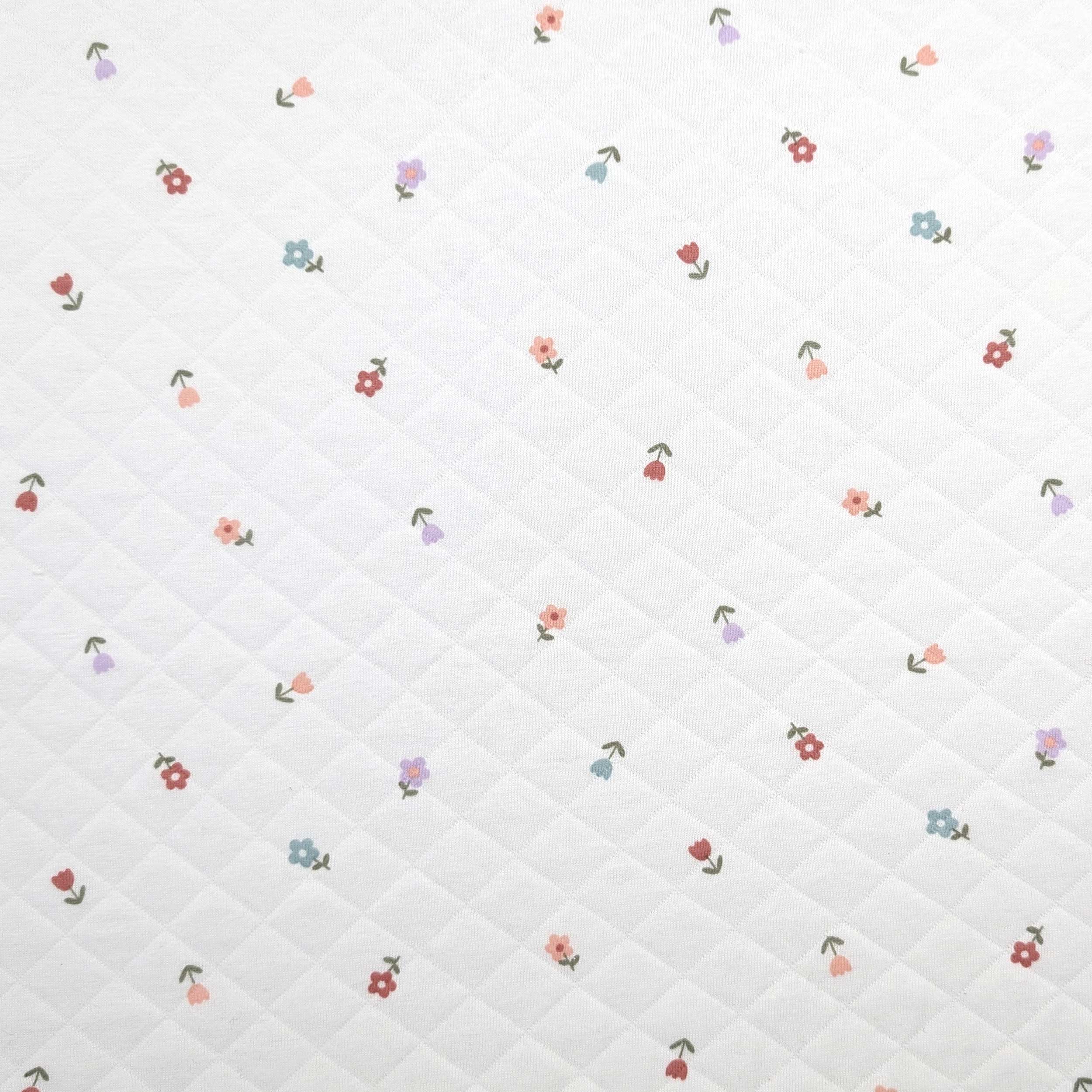 Flower Fantasy Quilted Jersey Image