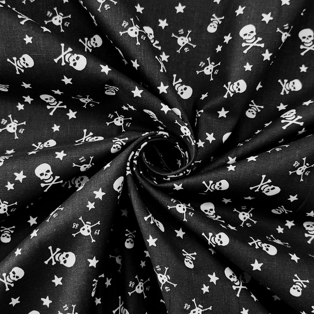 Tissu de coton Mini crânes Image