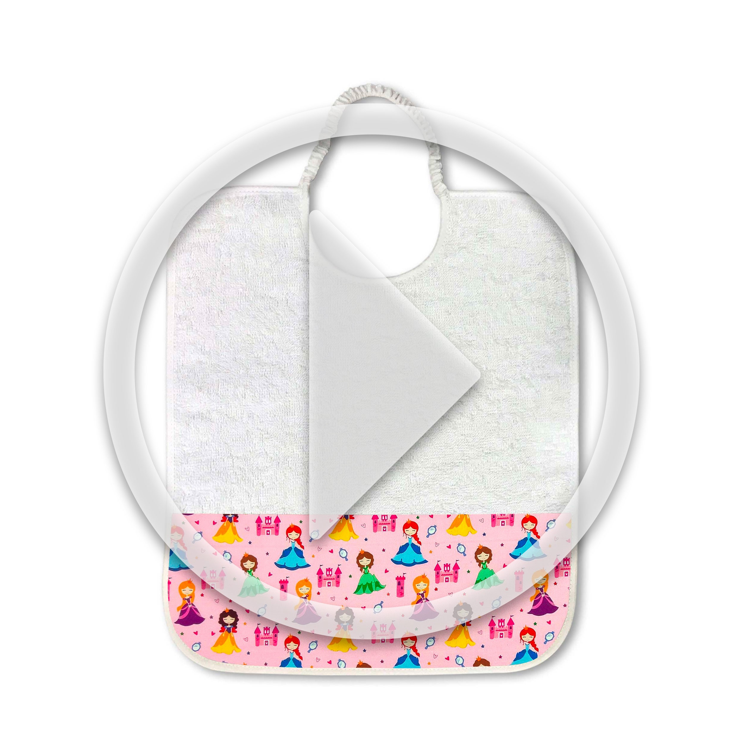 Bib Princesses Pink Background Image