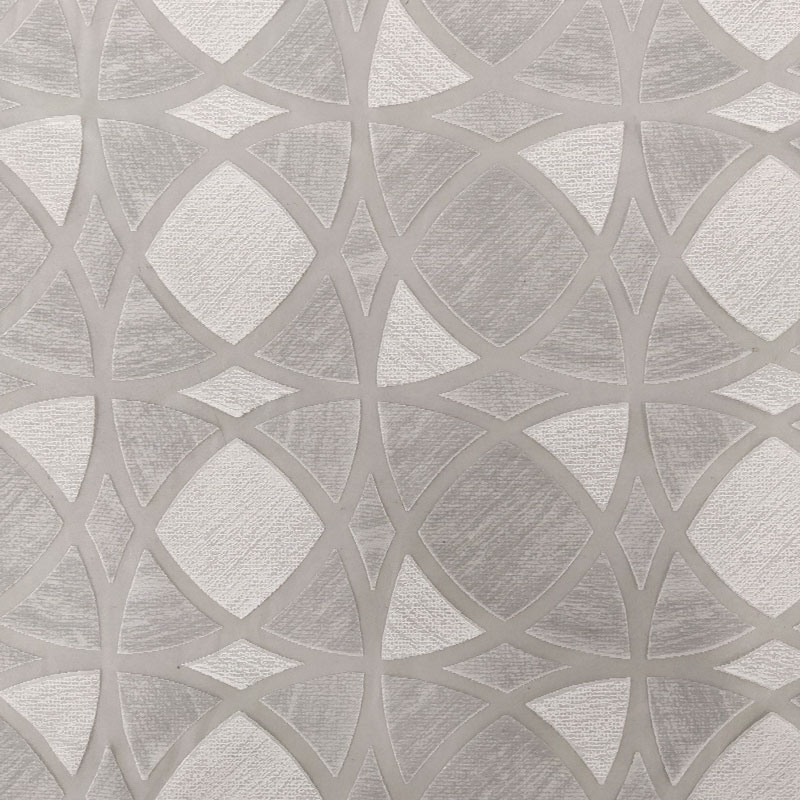 Reliquat de rideau Devorè Géométrique Gris 145x290 cm