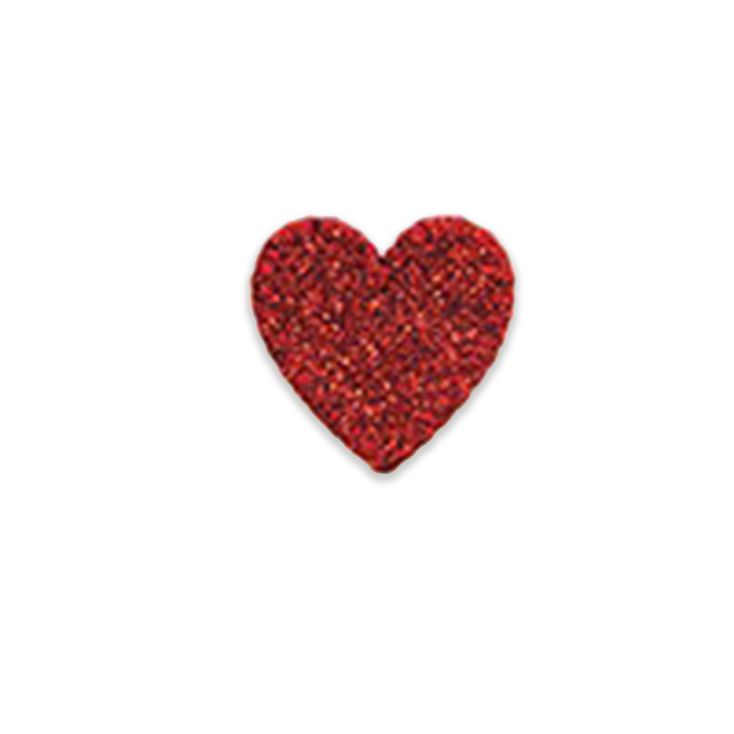 Thermoadhesive application Glitter Heart Image