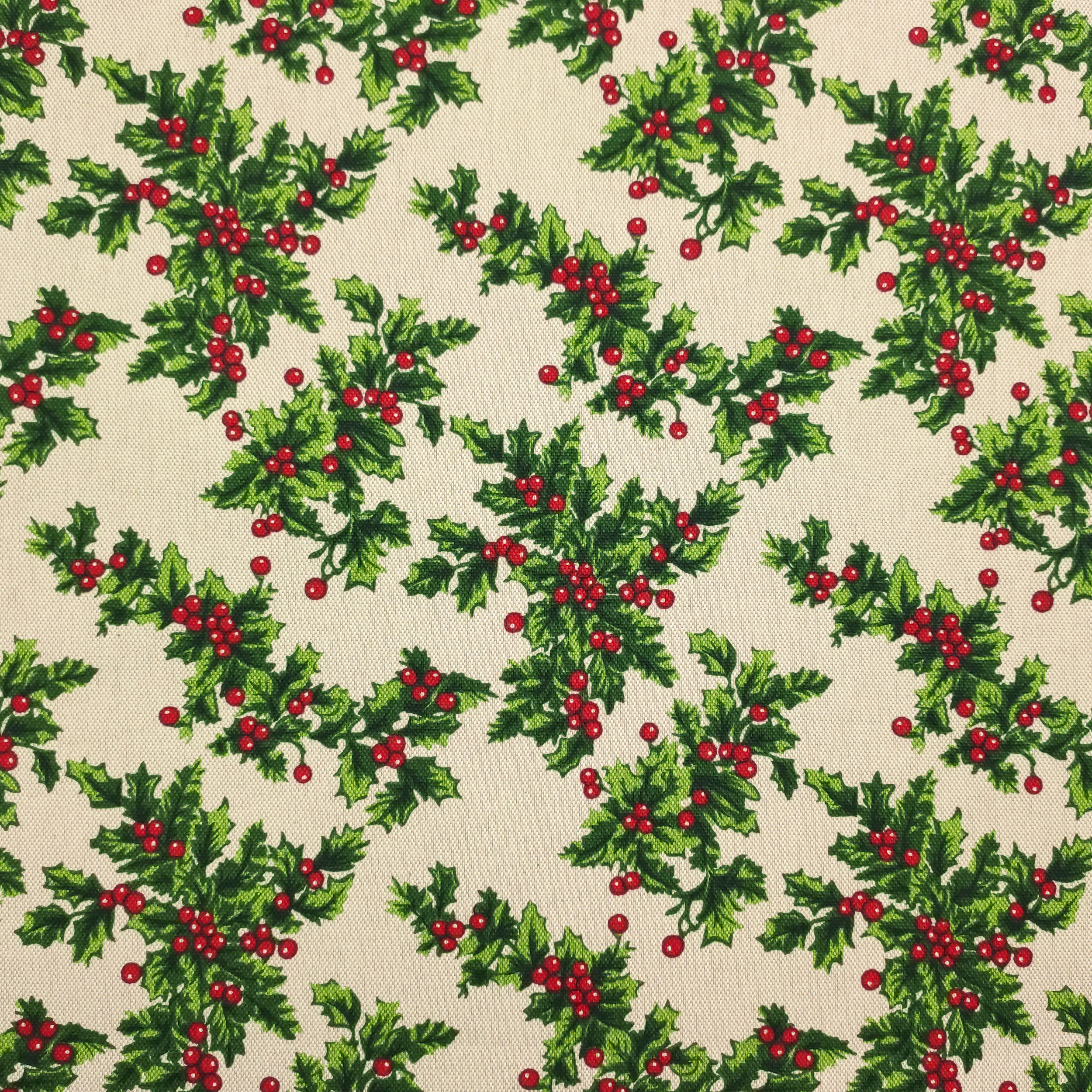 Coton mélangé Fantaisie de Noël en forme de trèfle