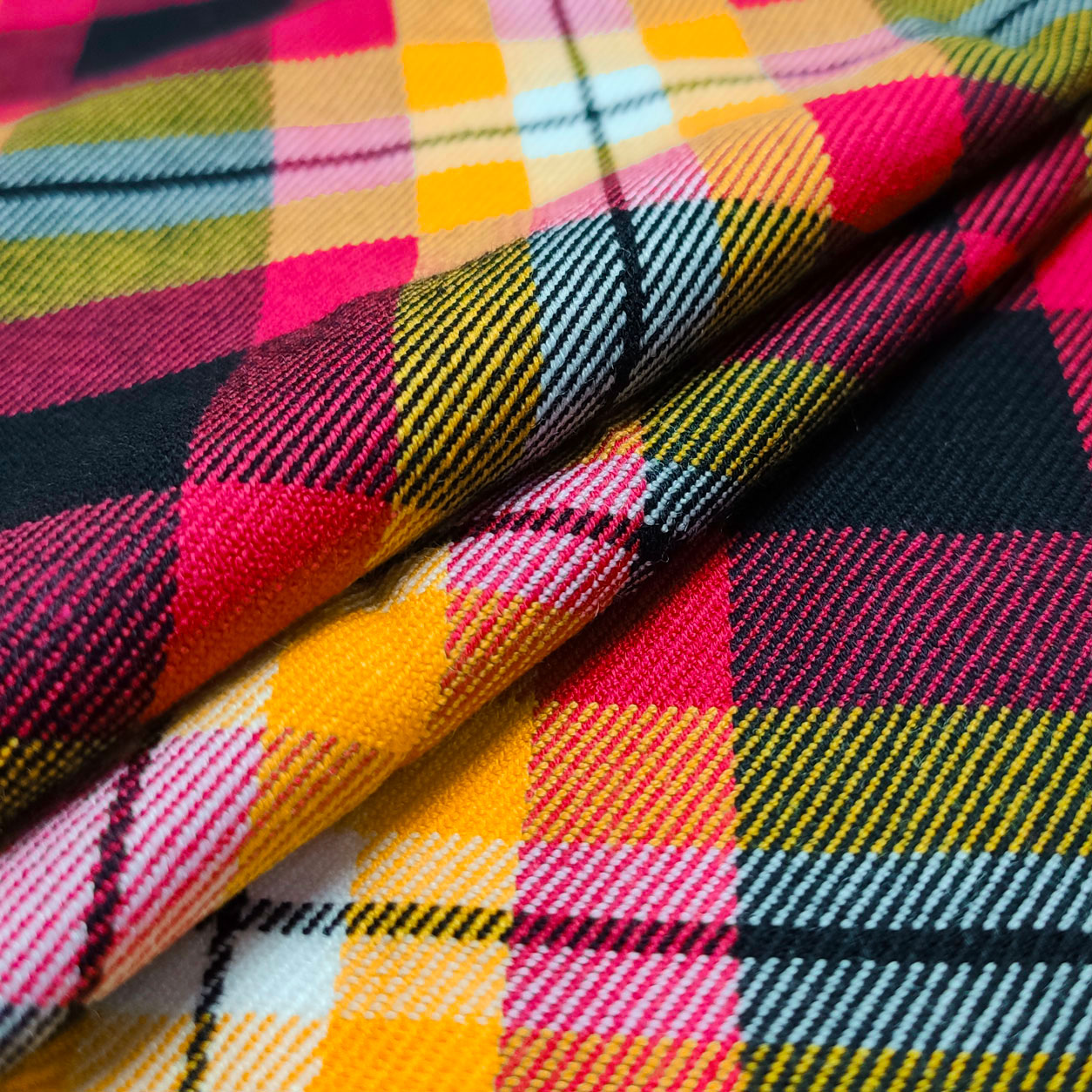 Dressmaking Tartan - Warm Tones Image
