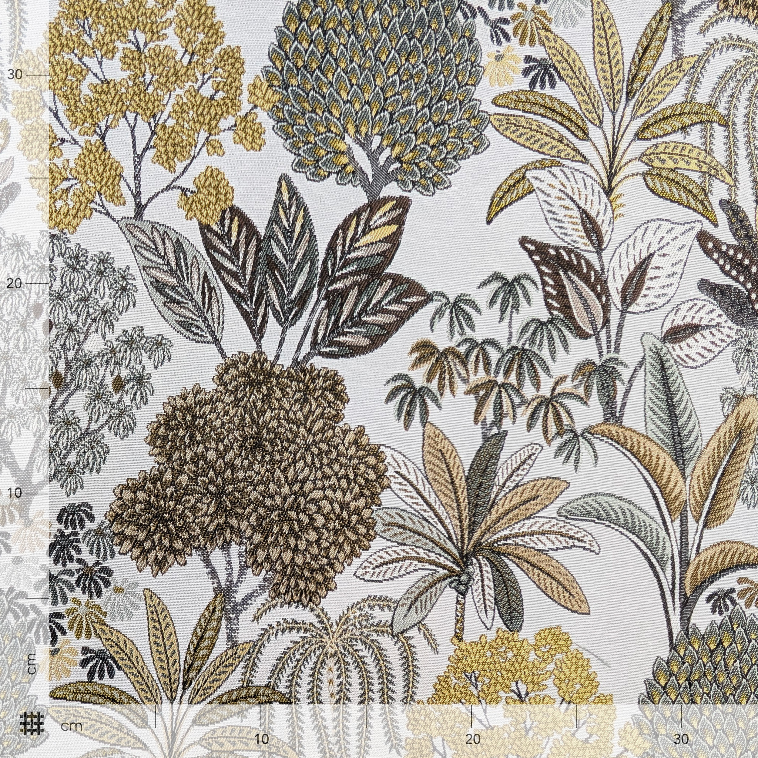 Jacquard Botanique Fantaisie Or Image