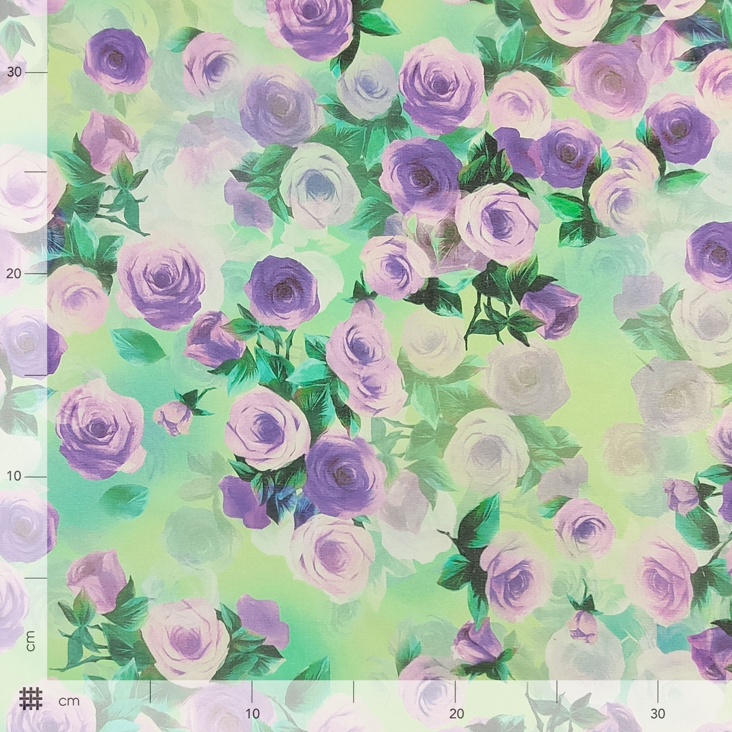 Elasticised Silk Chiffon Lilac Ruffles Image