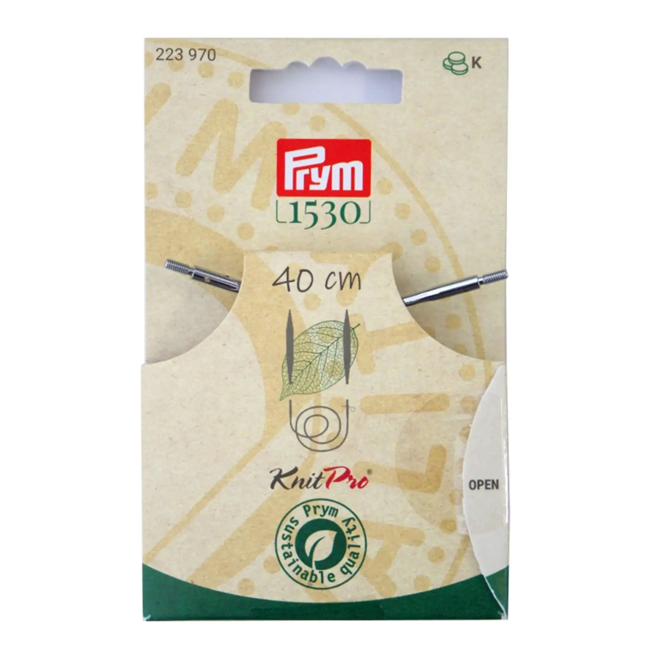 Hilo intercambiable para Agujas Prym Natural 40 cm