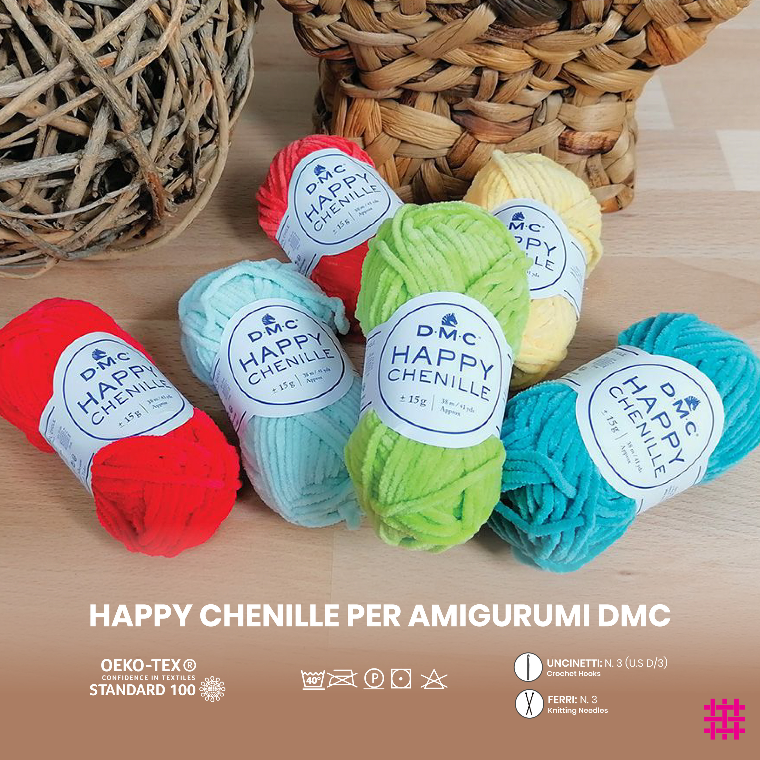 Happy Chenille DMC pour Amigurumi