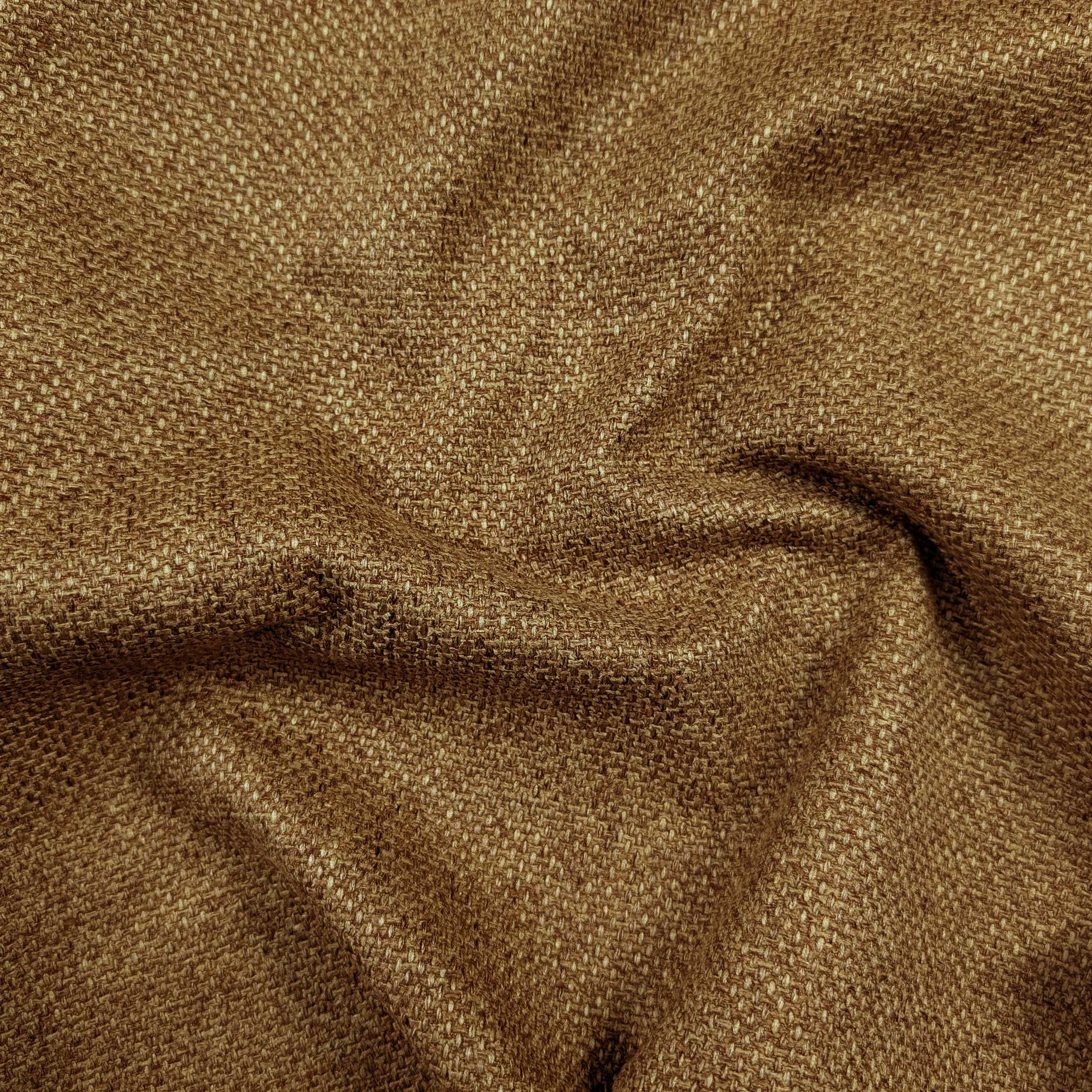 Gold Melange Weave Fabric Image