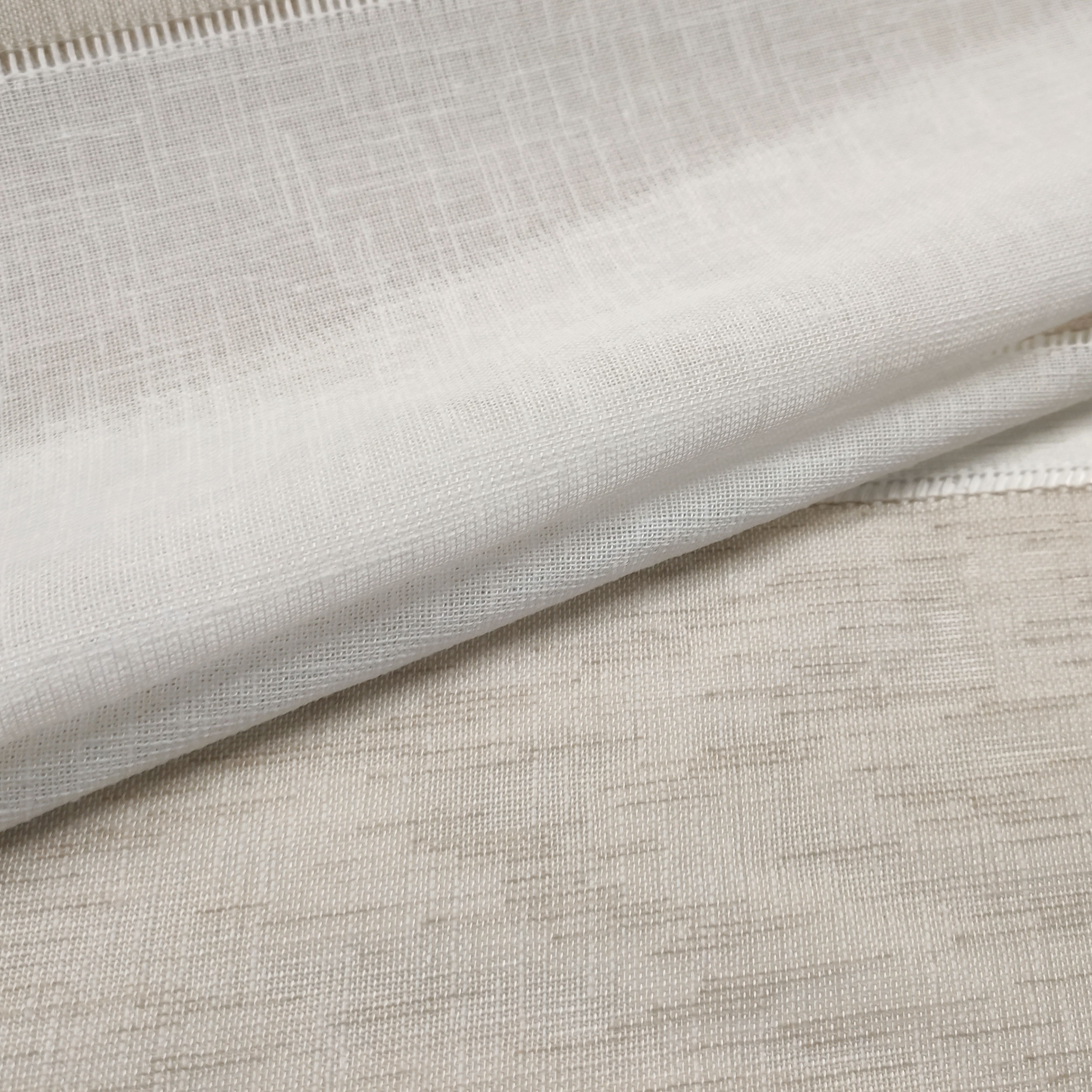 Bandes de rideau en tissu Ajour Tortora