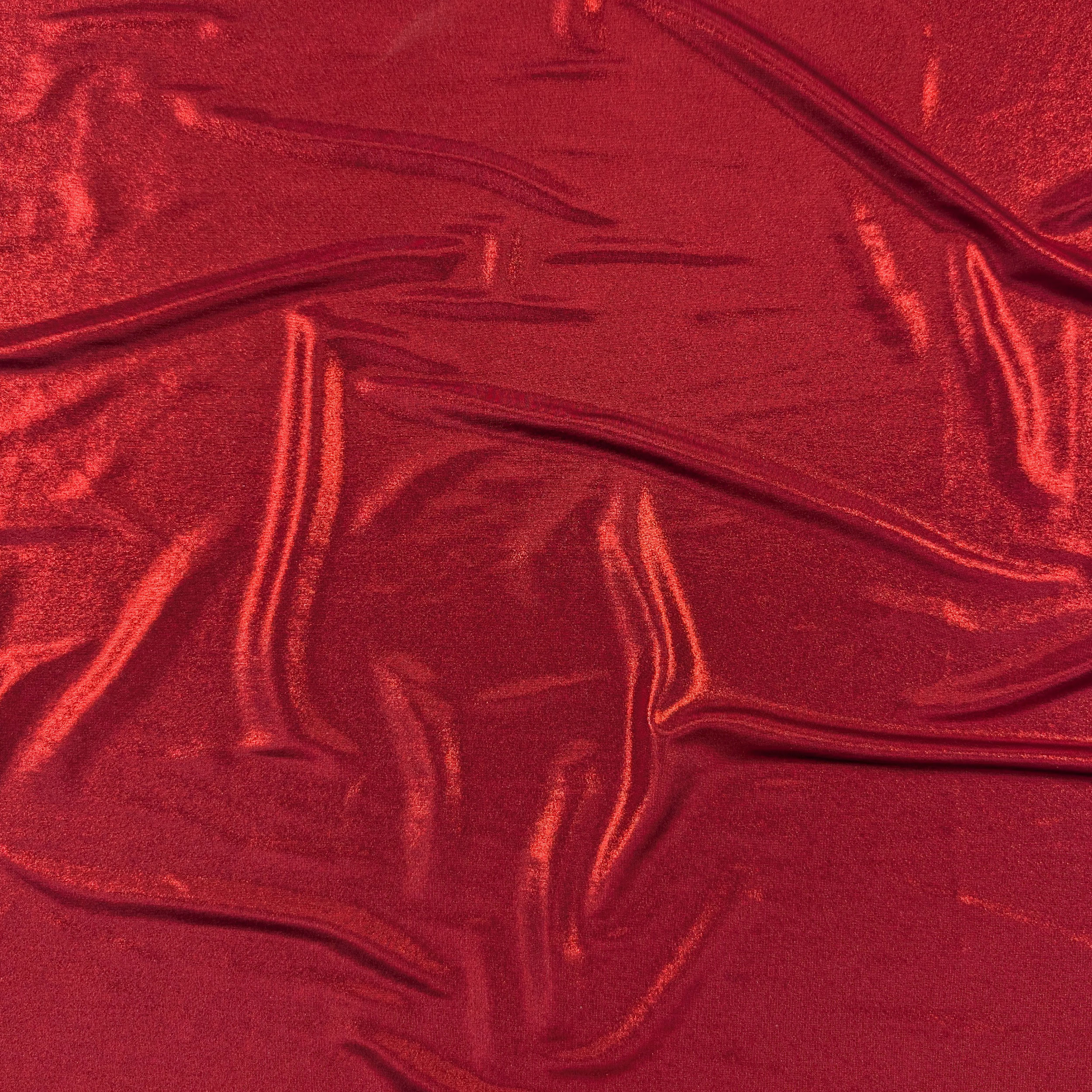 Red Metallic Jersey Image
