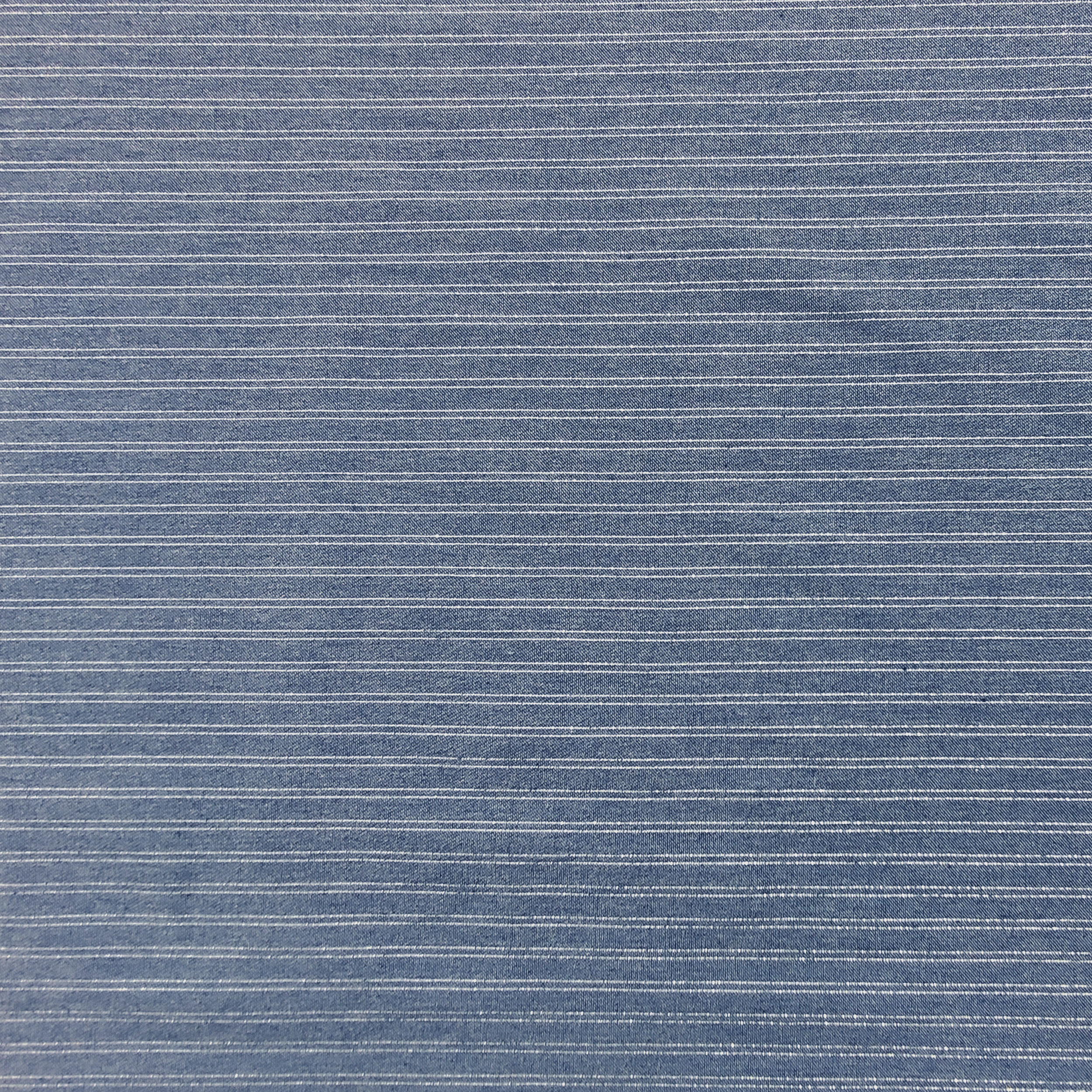 Stretch denim cotton Lurex stripes