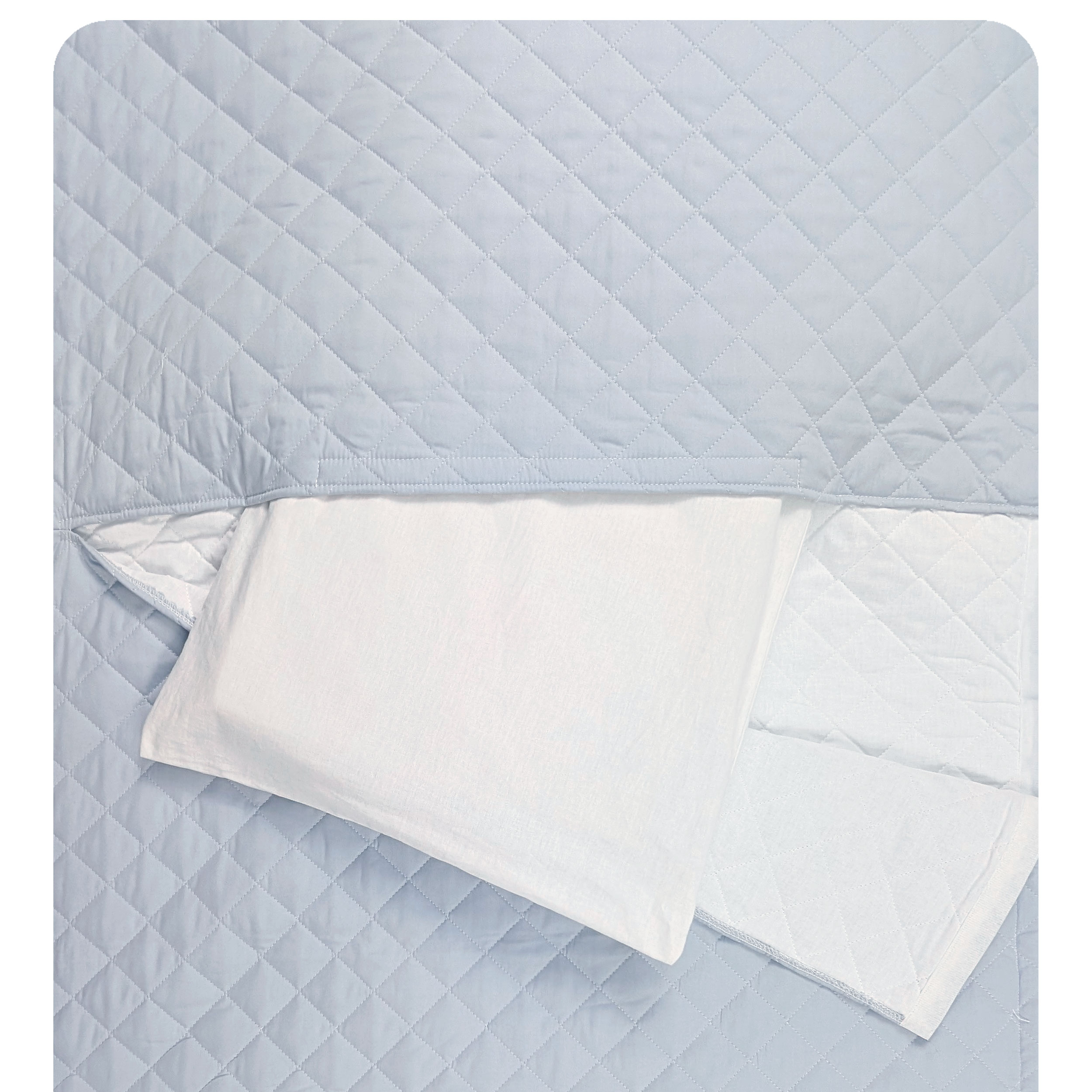 Sky Blue Solid Colour Sleeping Bag Image