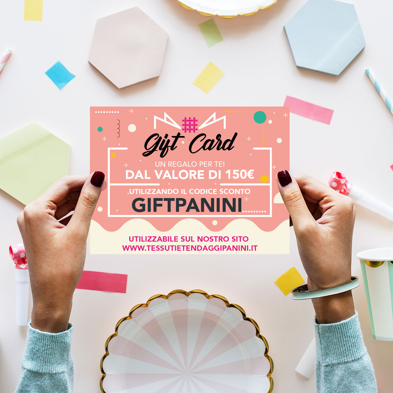 Carte cadeau 150€ Panini Fabrics
