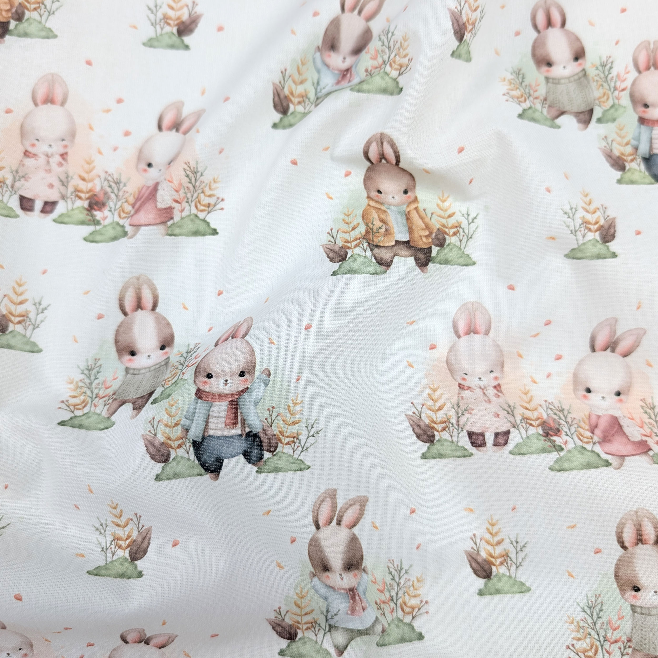 Cotton Fantasy Bunnies in the Woods Image