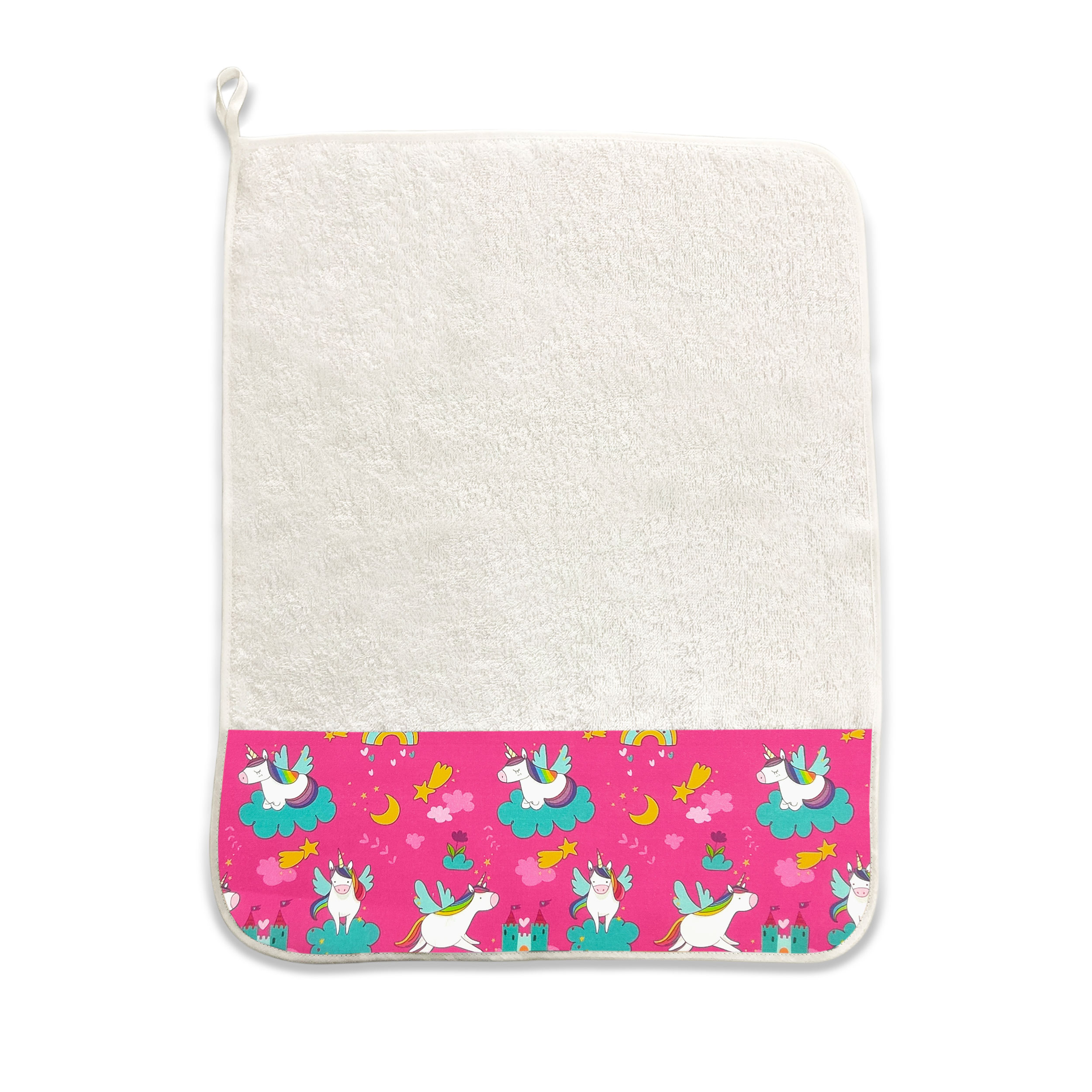 Grande serviette Licornes et châteaux - Panini Fabrics