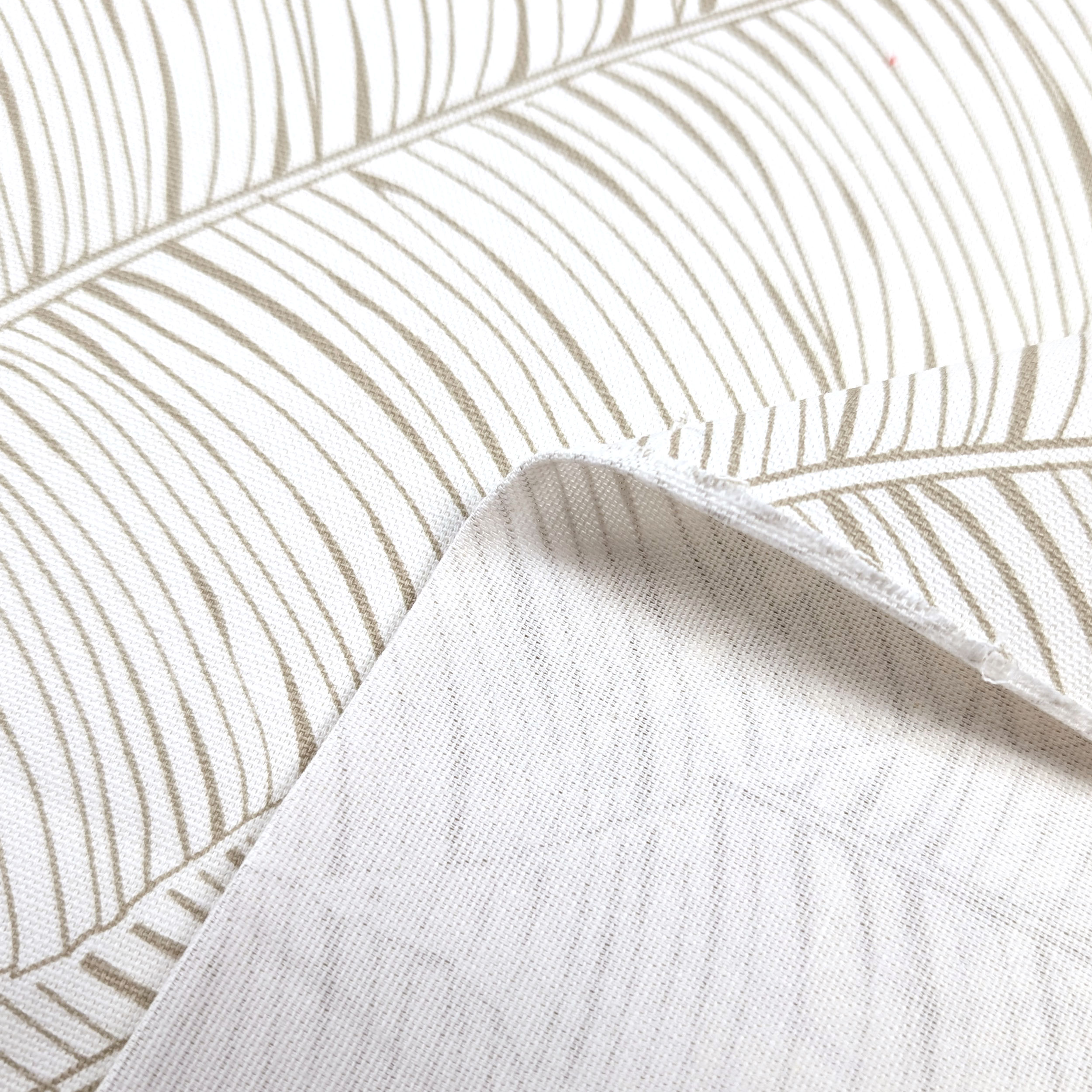 Panama Printed Banana Leaves Beige Image