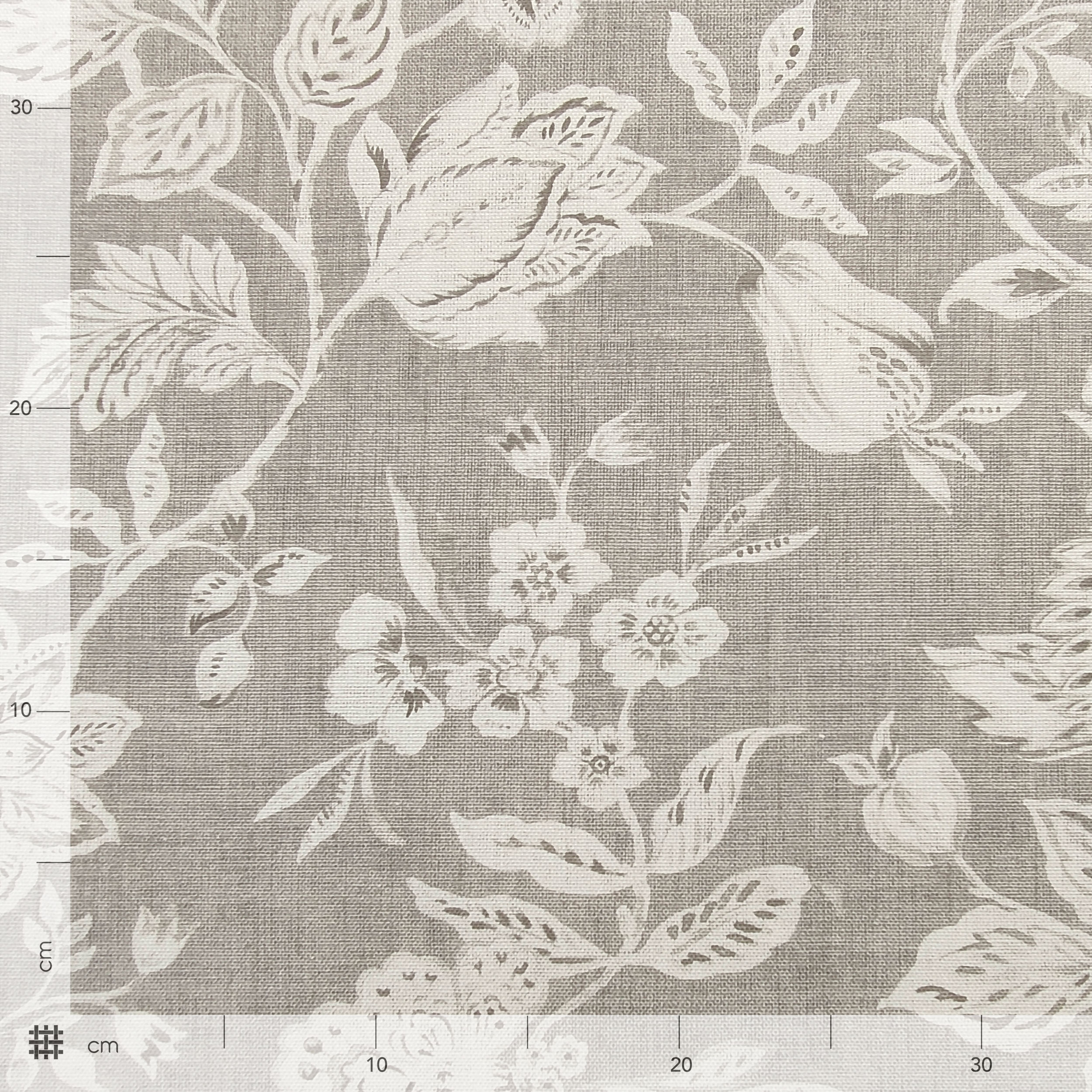 Panama Flores Melange Gris