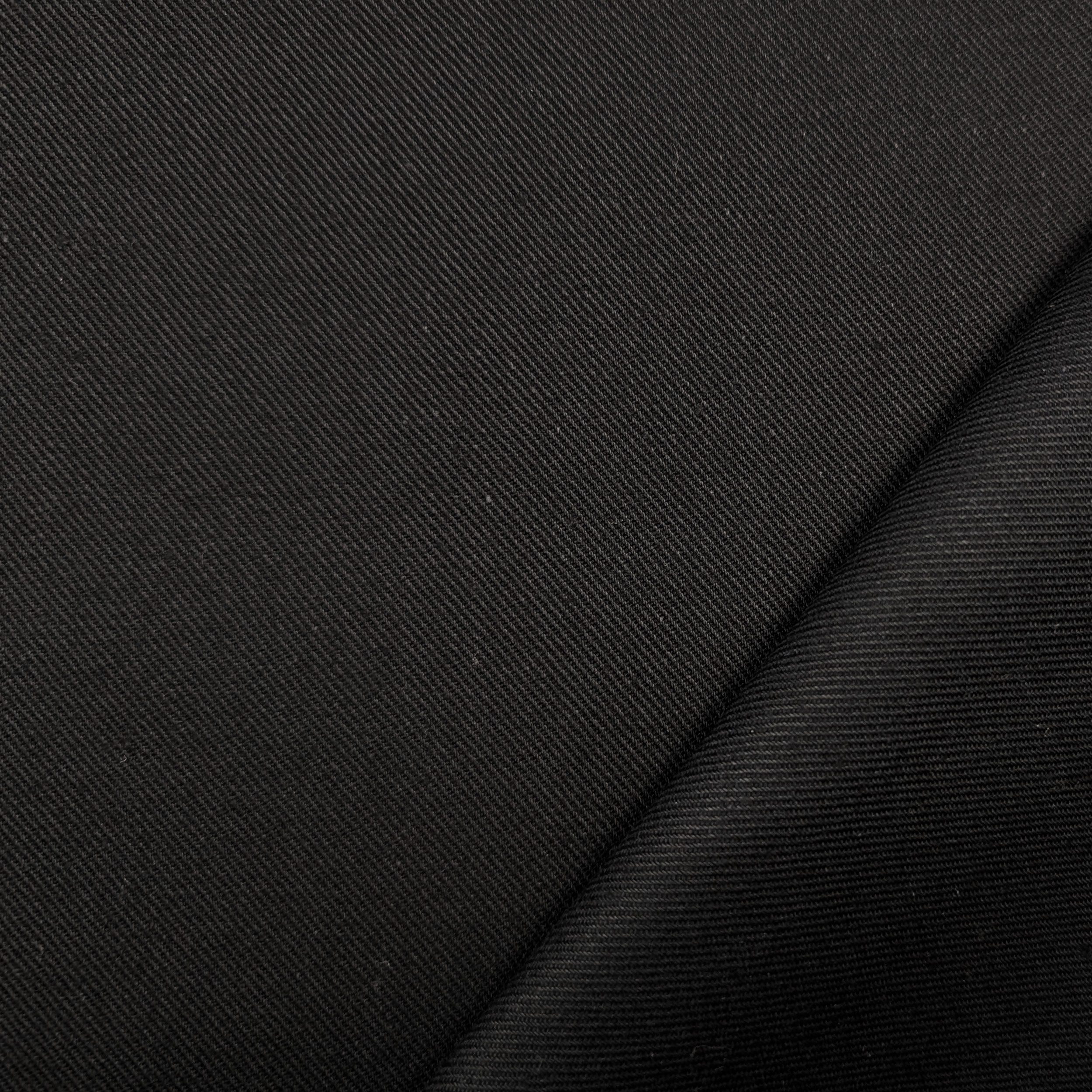 Black Dyed Cotton Jeans Image