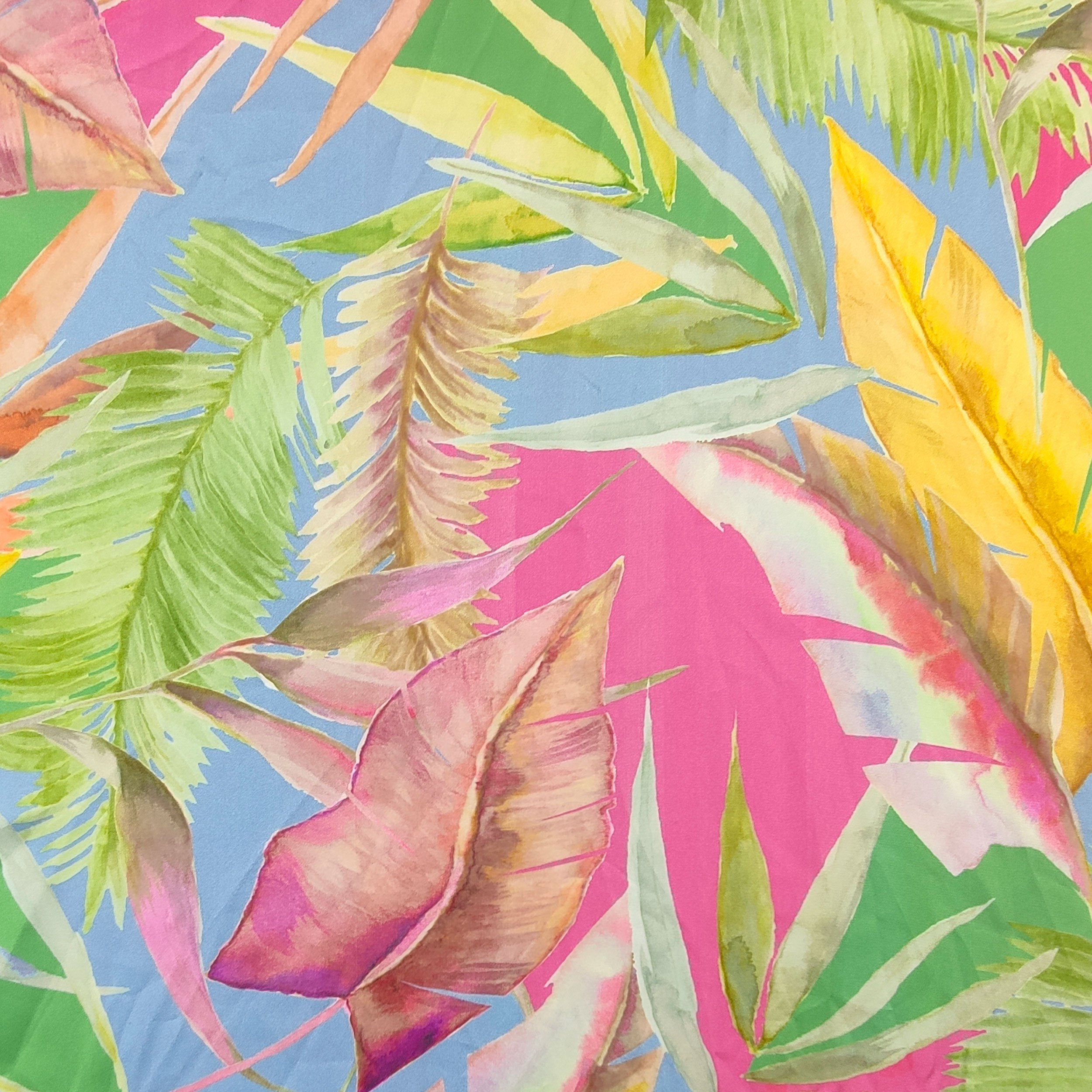 Haute couture coloured leaves