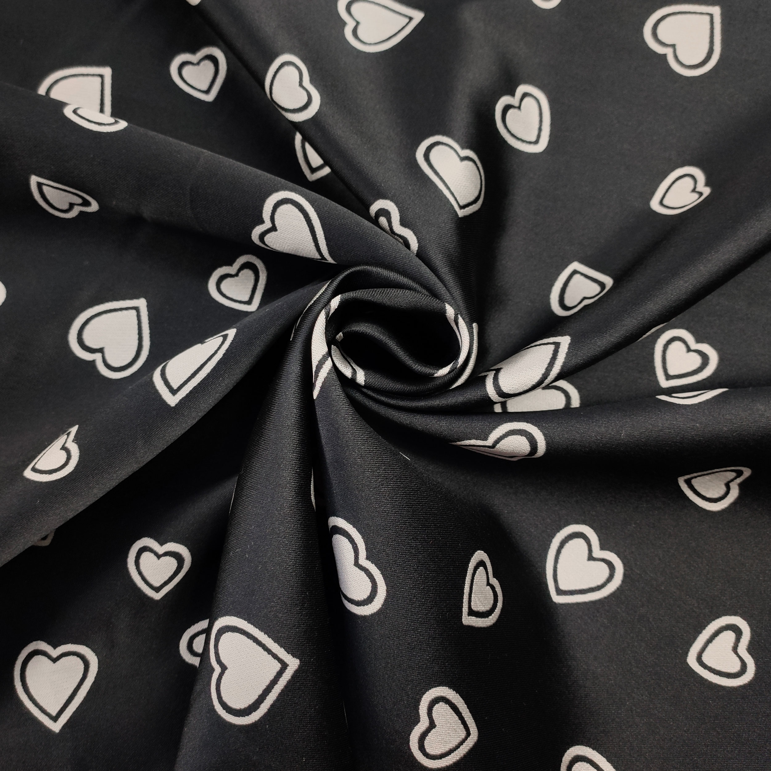 Double Soft Satin Fashion Hearts