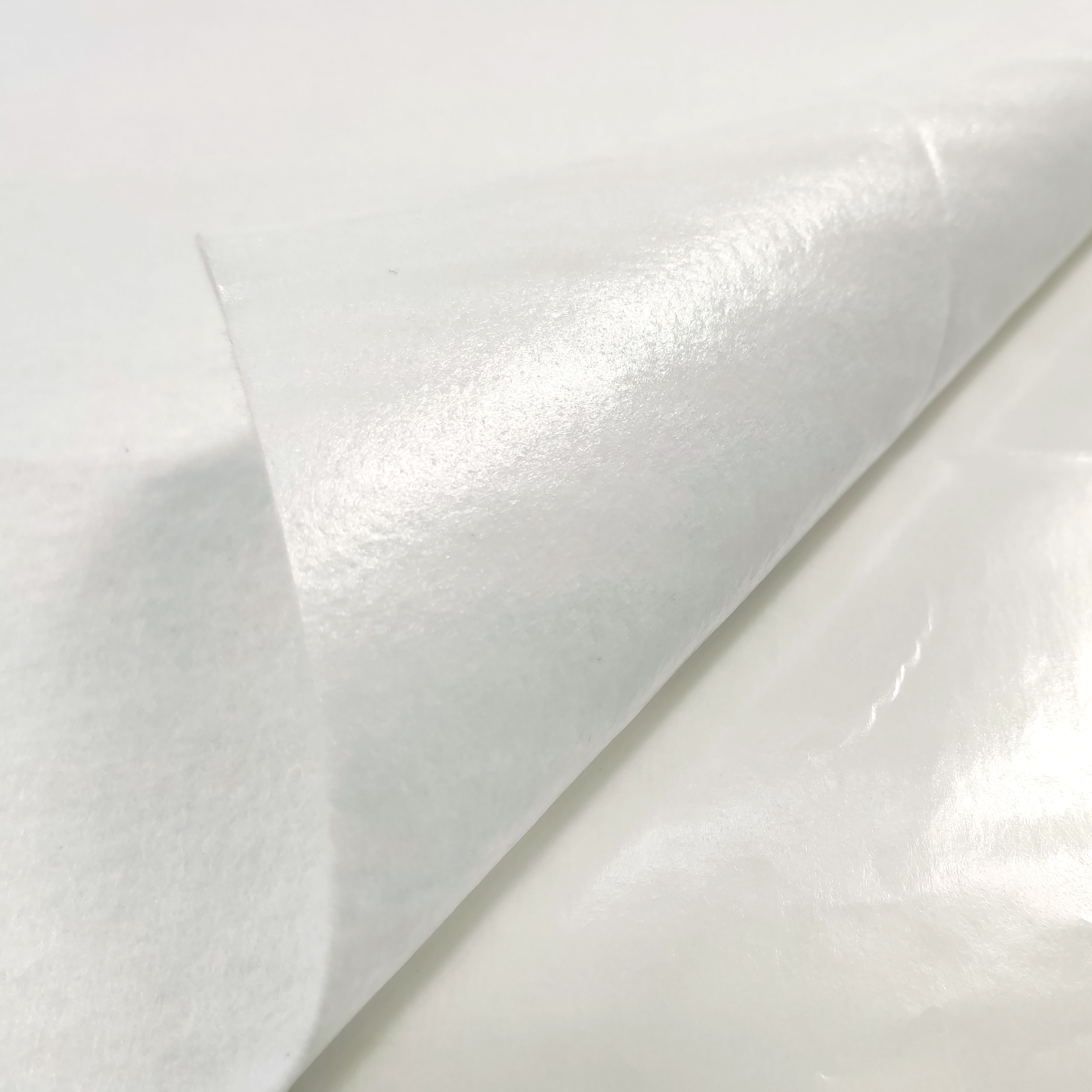 Pannolenci Solid Colour Adhesive White Image