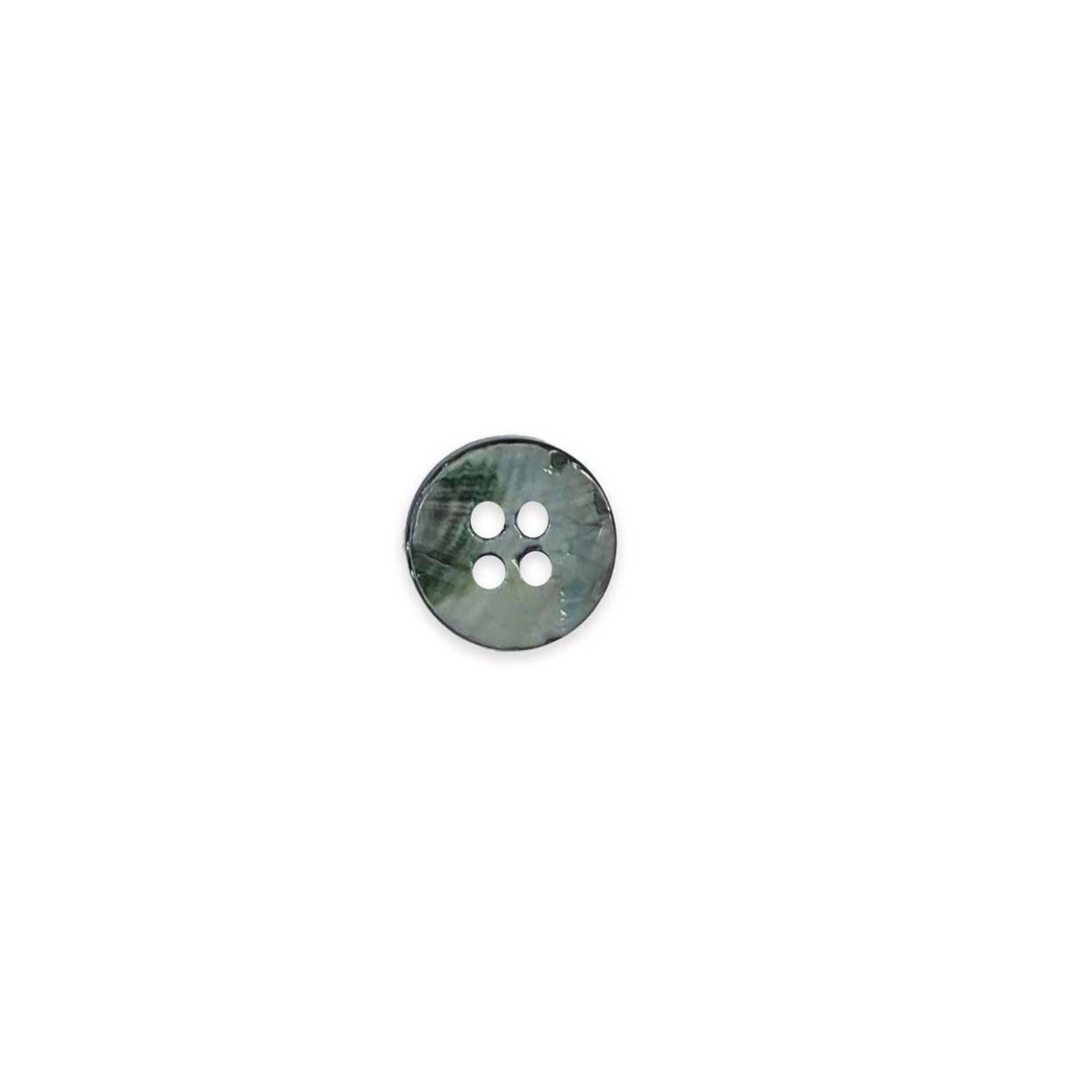 Mother-of-pearl button 4 holes Dark Grey Lin 20 Image