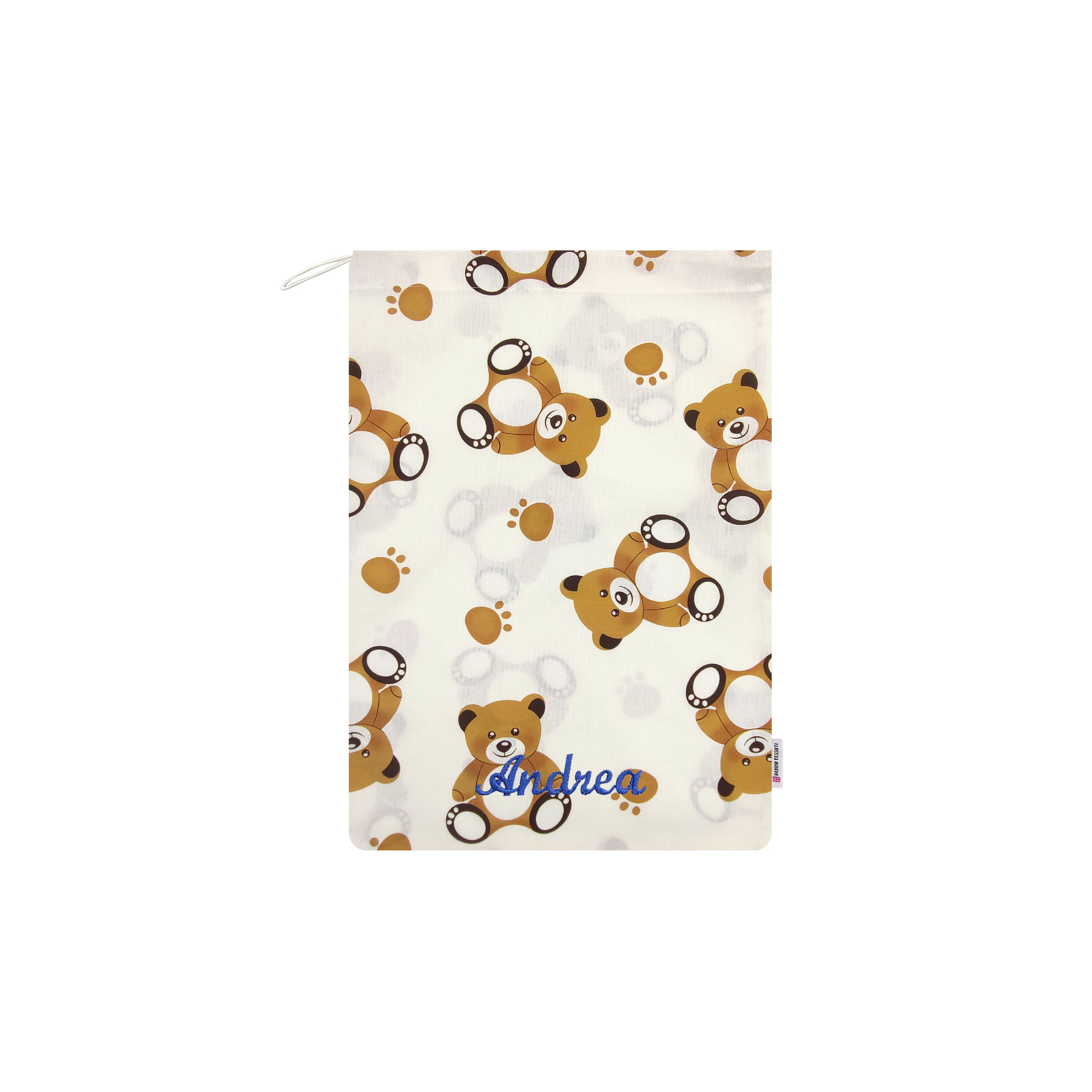 Sac à langer Ourson de nurserie Fond blanc