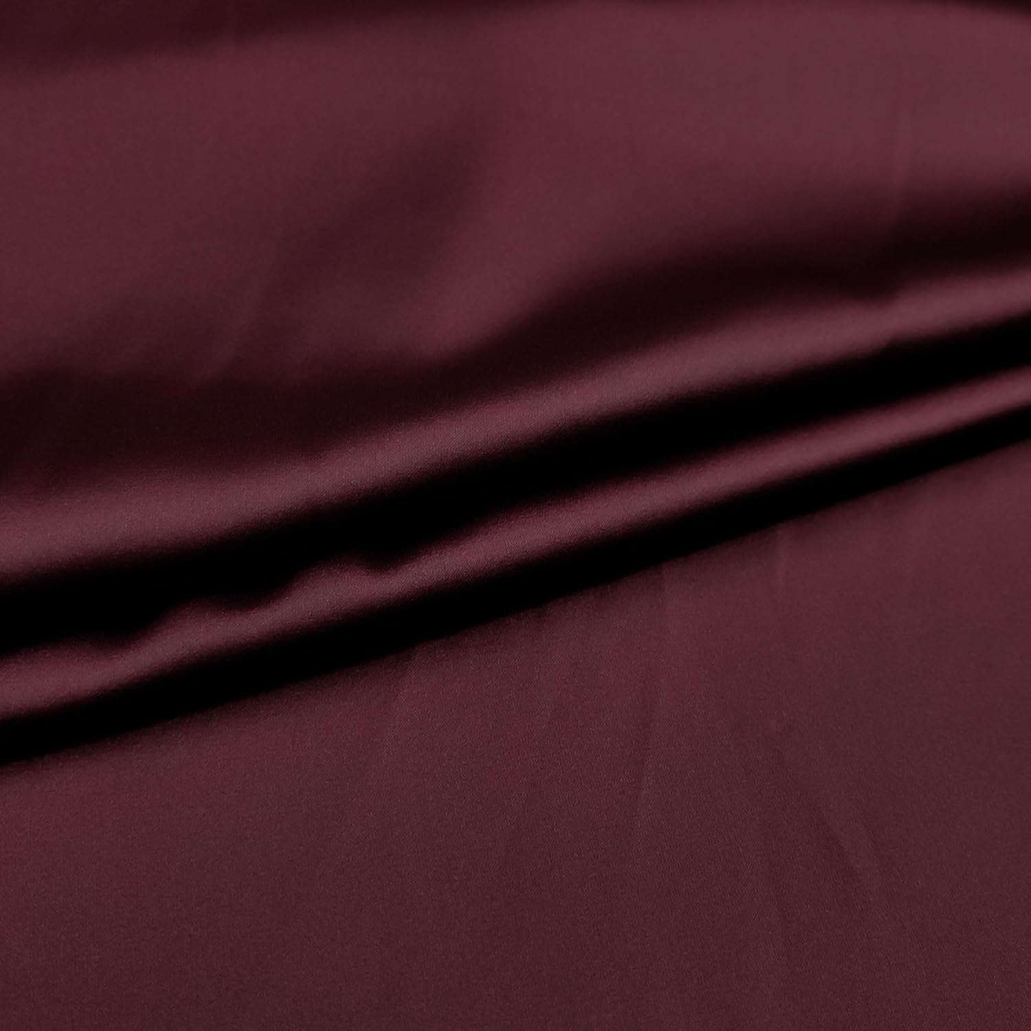 Silky Sateen Stretch Fabric Image