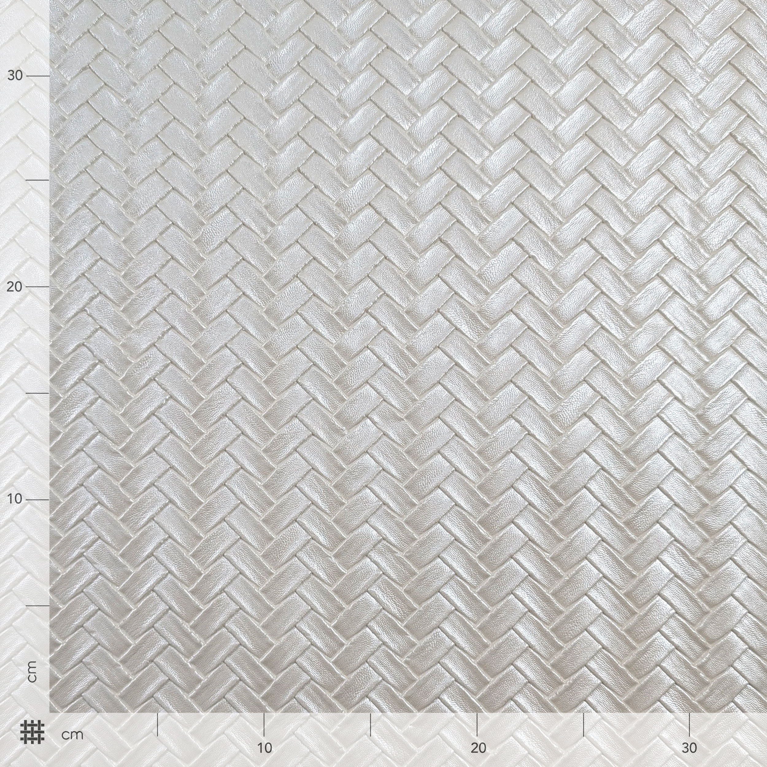 Upholstery Woven Faux Leather - Black Image